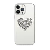 Mechanical Heart Clear iPhone® Case, Transparent Luxury Cover, Scratch-Resistant, Available For All Models, JHTEE Accessories. - JHTEE