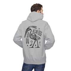 Aztec Crane Back Art Unisex Heavy Blend Hoodie