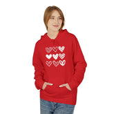 Hearts Unisex Hoodie | Valentine Gifts | Winter Wear - JHTEE