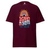 Love Is A Kind Of War Graphic Tee, Unisex T-Shirt, JHTEE Apparel, Casual TShirt - JHTEE
