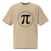 𝛑 Pi Value Oversized Faded T-shirt