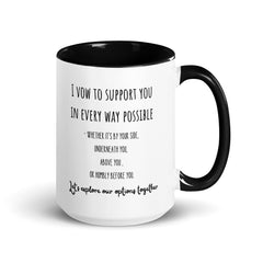 Love Vow Ceramic Mug: Premium Quality, Sturdy and Convenient, Multiple Sizes, Perfect for Personal Use or Gifting Occasions - JHTEE