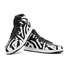 Sleek Black and White Design Unisex Sneaker TR