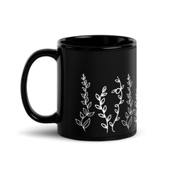Plant Vines Ceramic Mug: Premium Quality, Sturdy and Convenient, Multiple Sizes, Perfect for Personal Use or Gifting Occasions. - JHTEE