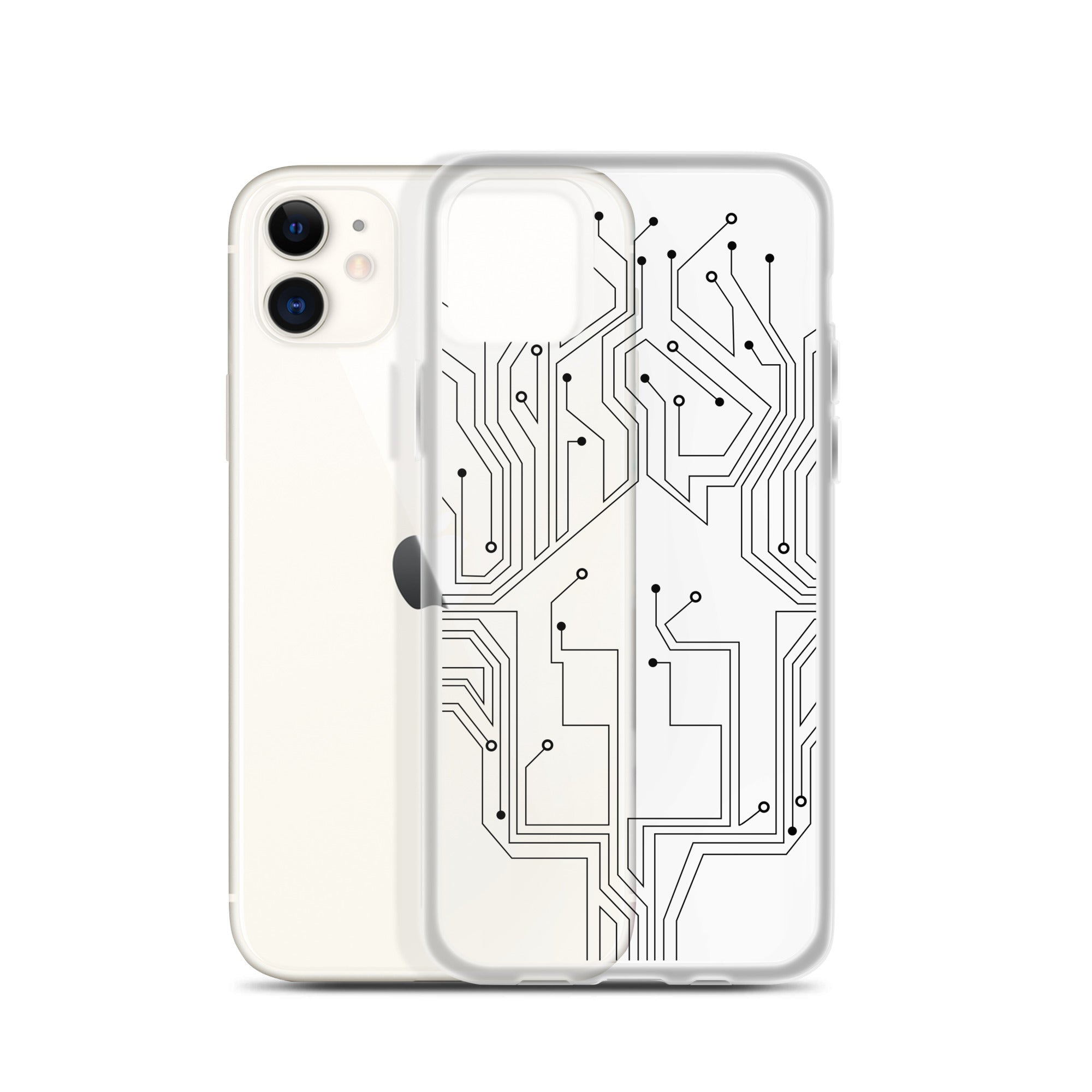 Circuit Clear iPhone® Case, Transparent Luxury Cover, Scratch-Resistant, Available For All Models, JHTEE Accessories., - JHTEE, Clear iPhone case, Clear phone case, Dust-proof case, #tag4#, #tag5#, #tag6#, #tag7#, #tag8#, #tag9#, #tag10#, #tag11#, #tag12#, #tag13#, #tag14#, #tag15#, #tag16#, #tag17#, #