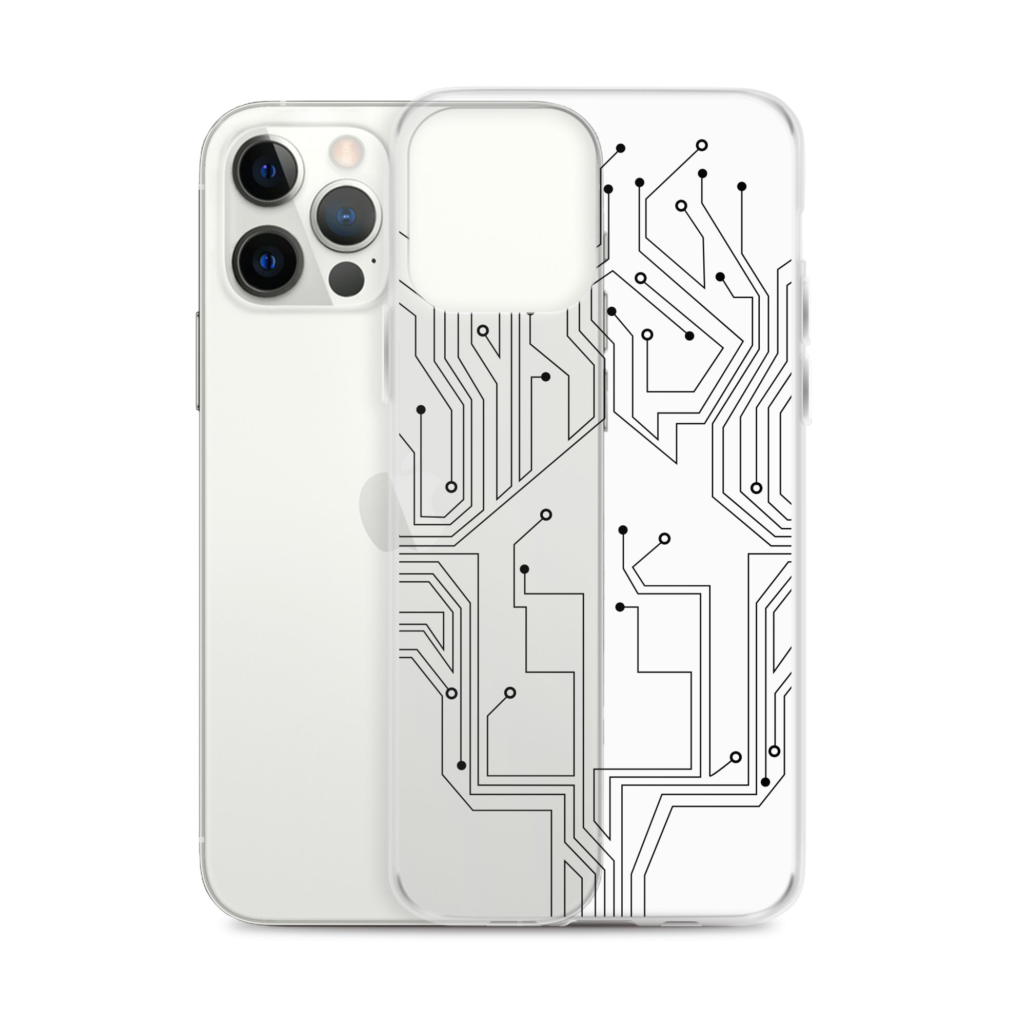 Circuit Clear iPhone® Case, Transparent Luxury Cover, Scratch-Resistant, Available For All Models, JHTEE Accessories., - JHTEE, Clear iPhone case, Clear phone case, Dust-proof case, #tag4#, #tag5#, #tag6#, #tag7#, #tag8#, #tag9#, #tag10#, #tag11#, #tag12#, #tag13#, #tag14#, #tag15#, #tag16#, #tag17#, #