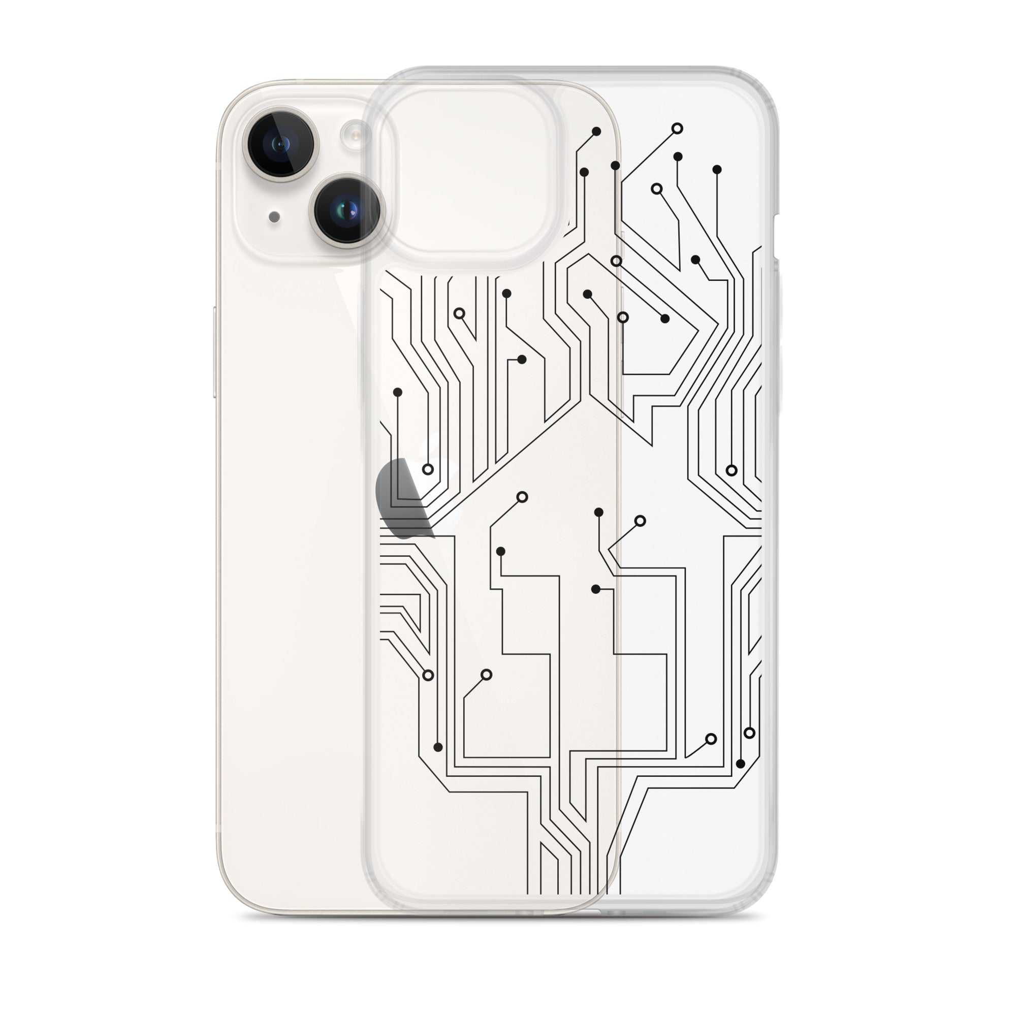 Circuit Clear iPhone® Case, Transparent Luxury Cover, Scratch-Resistant, Available For All Models, JHTEE Accessories., - JHTEE, Clear iPhone case, Clear phone case, Dust-proof case, #tag4#, #tag5#, #tag6#, #tag7#, #tag8#, #tag9#, #tag10#, #tag11#, #tag12#, #tag13#, #tag14#, #tag15#, #tag16#, #tag17#, #