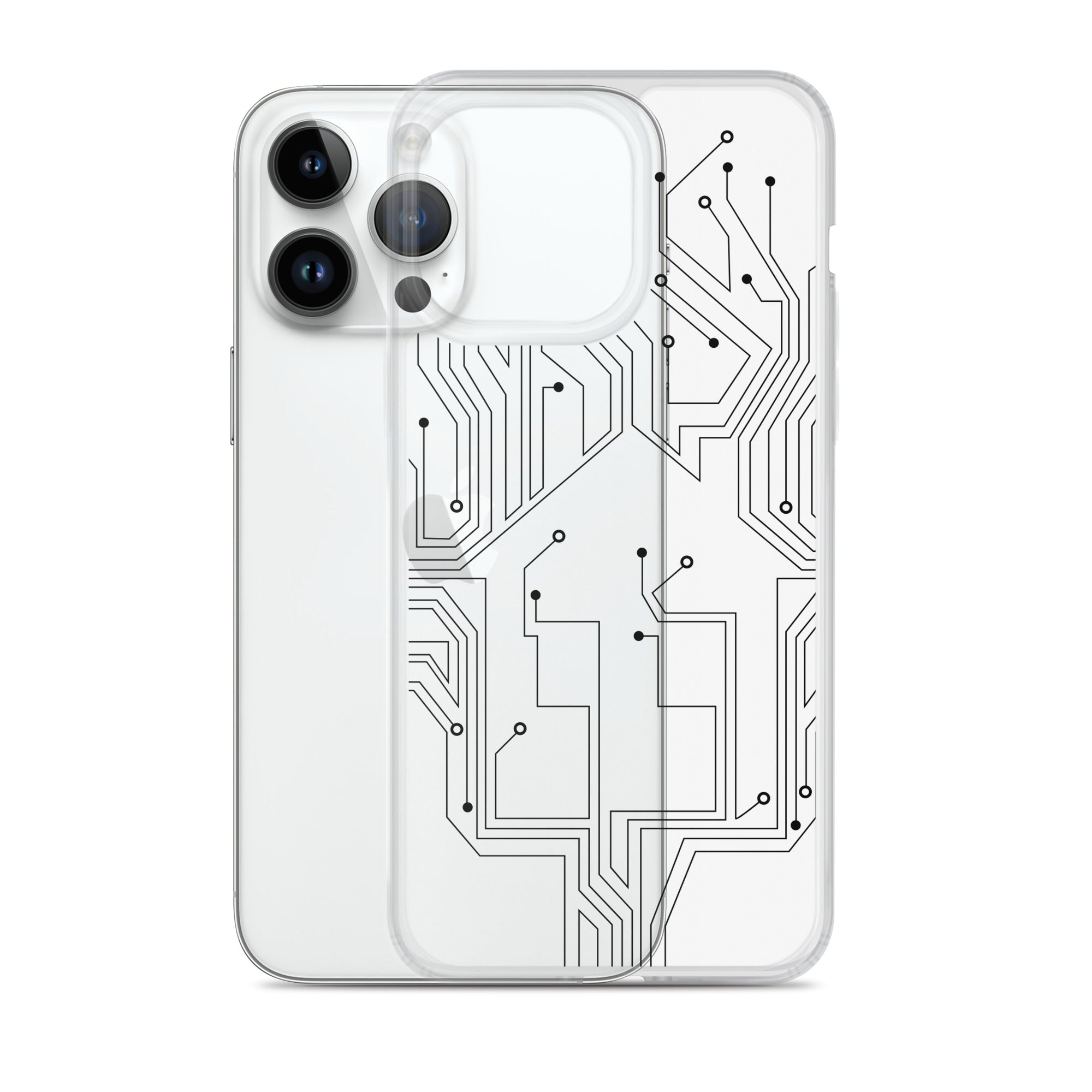 Circuit Clear iPhone® Case, Transparent Luxury Cover, Scratch-Resistant, Available For All Models, JHTEE Accessories., - JHTEE, Clear iPhone case, Clear phone case, Dust-proof case, #tag4#, #tag5#, #tag6#, #tag7#, #tag8#, #tag9#, #tag10#, #tag11#, #tag12#, #tag13#, #tag14#, #tag15#, #tag16#, #tag17#, #