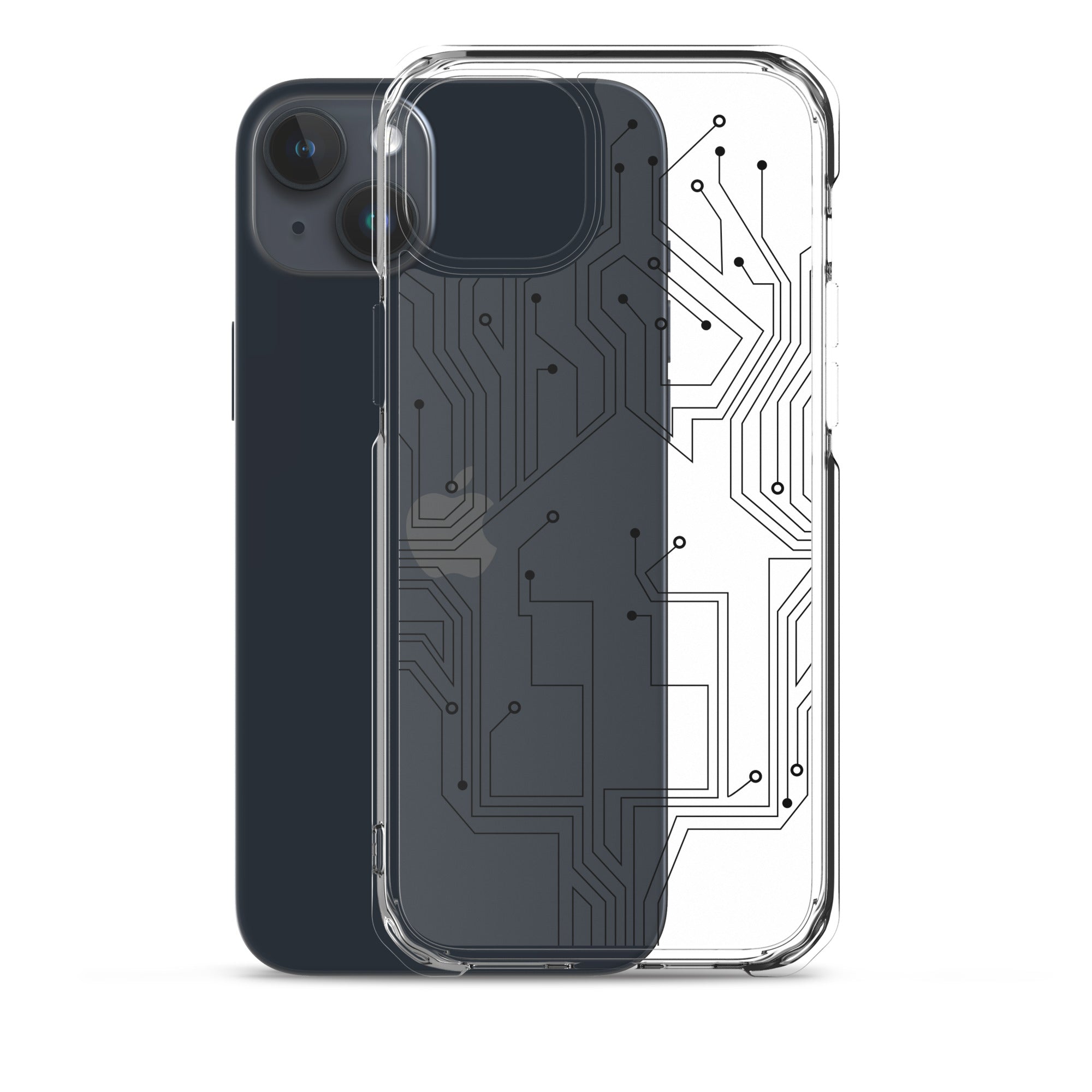 Circuit Clear iPhone® Case, Transparent Luxury Cover, Scratch-Resistant, Available For All Models, JHTEE Accessories., - JHTEE, Clear iPhone case, Clear phone case, Dust-proof case, #tag4#, #tag5#, #tag6#, #tag7#, #tag8#, #tag9#, #tag10#, #tag11#, #tag12#, #tag13#, #tag14#, #tag15#, #tag16#, #tag17#, #