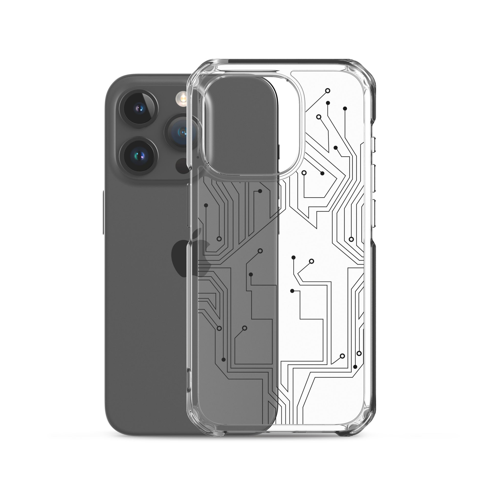 Circuit Clear iPhone® Case, Transparent Luxury Cover, Scratch-Resistant, Available For All Models, JHTEE Accessories., - JHTEE, Clear iPhone case, Clear phone case, Dust-proof case, #tag4#, #tag5#, #tag6#, #tag7#, #tag8#, #tag9#, #tag10#, #tag11#, #tag12#, #tag13#, #tag14#, #tag15#, #tag16#, #tag17#, #