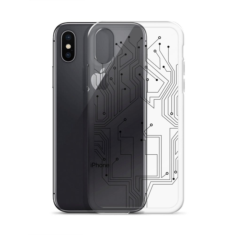 Circuit Clear iPhone® Case, Transparent Luxury Cover, Scratch-Resistant, Available For All Models, JHTEE Accessories., - JHTEE, Clear iPhone case, Clear phone case, Dust-proof case, #tag4#, #tag5#, #tag6#, #tag7#, #tag8#, #tag9#, #tag10#, #tag11#, #tag12#, #tag13#, #tag14#, #tag15#, #tag16#, #tag17#, #