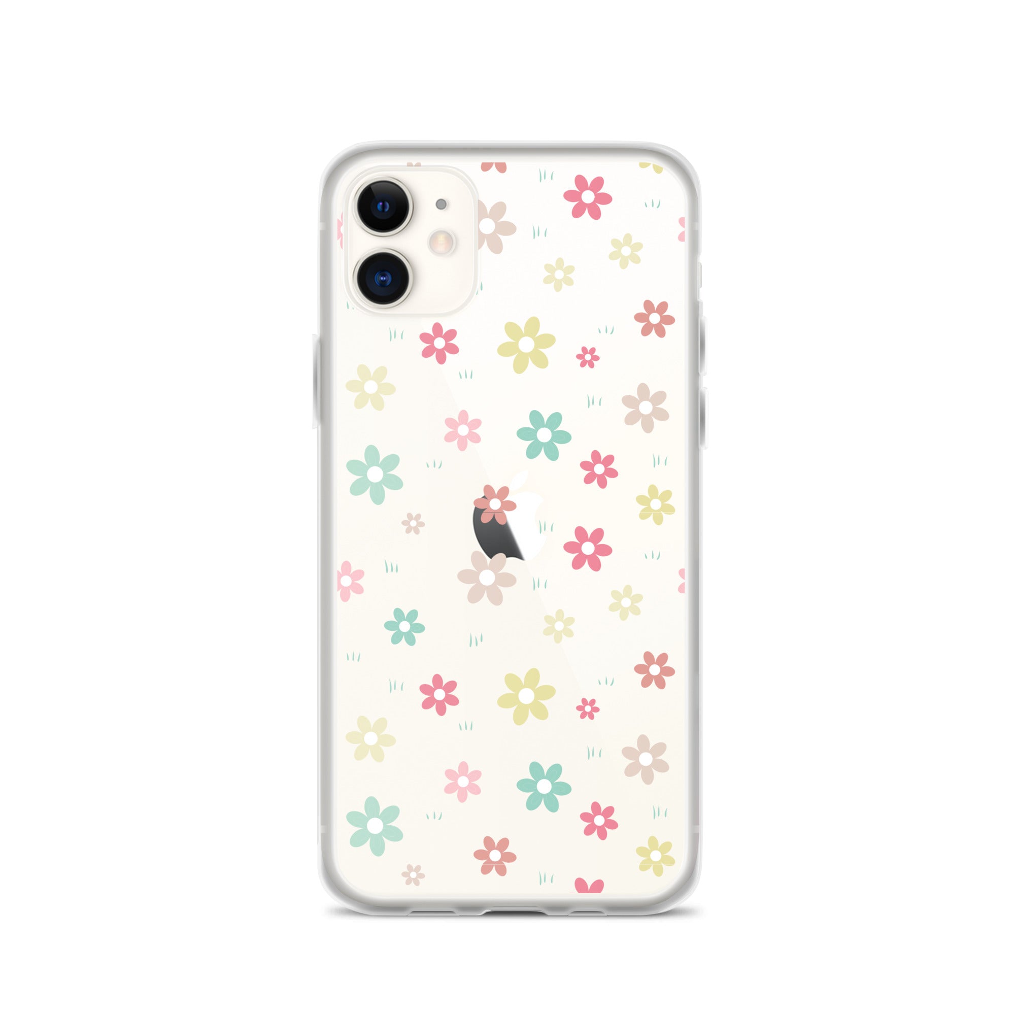 Flowers Doodle Clear iPhone® Case, Transparent Luxury Cover, Scratch-Resistant, Available For All Models, JHTEE Accessories., - JHTEE, Clear iPhone case, Clear phone case, Dust-proof case, #tag4#, #tag5#, #tag6#, #tag7#, #tag8#, #tag9#, #tag10#, #tag11#, #tag12#, #tag13#, #tag14#, #tag15#, #tag16#, #tag17#, #