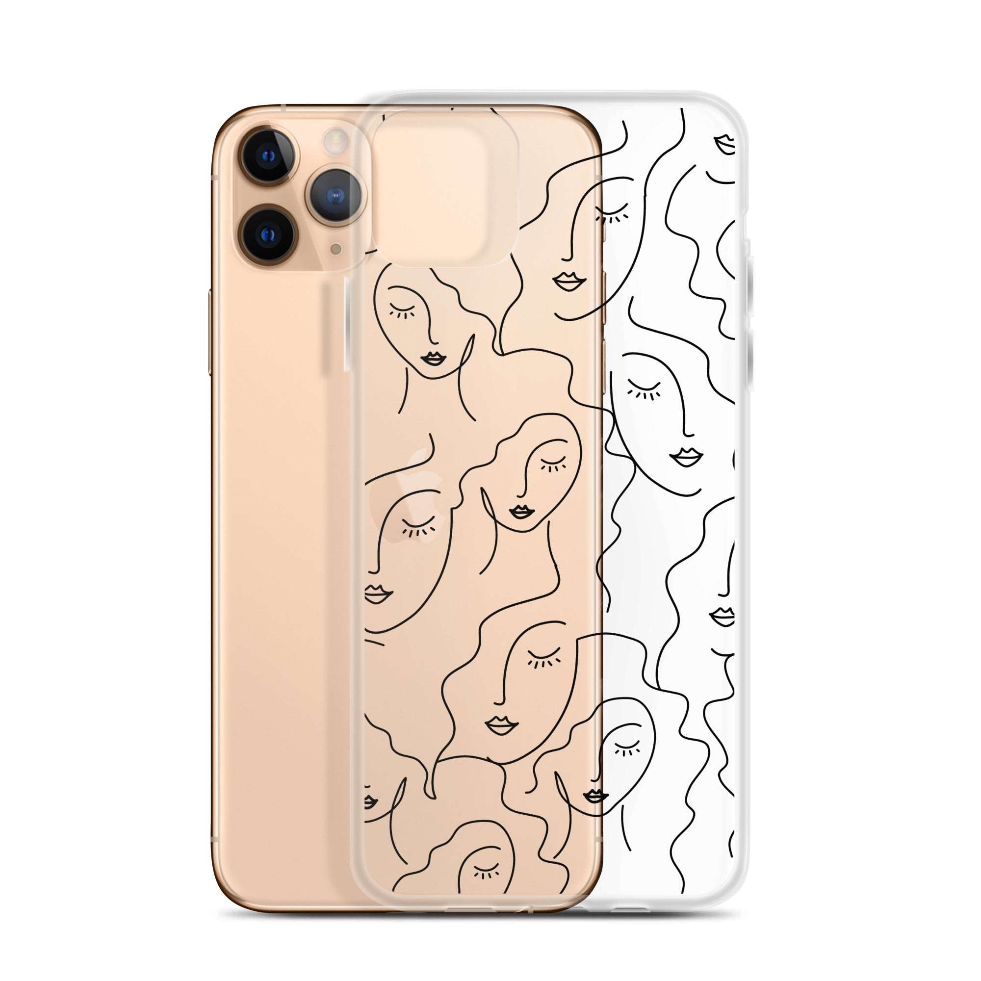 Faces Clear iPhone Case, Transparent Luxury Cover, Scratch-Resistant, Available For All Models, JHTEE Accessories., - JHTEE, Clear iPhone case, Clear phone case, Dust-proof case, #tag4#, #tag5#, #tag6#, #tag7#, #tag8#, #tag9#, #tag10#, #tag11#, #tag12#, #tag13#, #tag14#, #tag15#, #tag16#, #tag17#, #