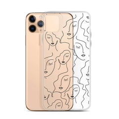 Faces Clear iPhone Case, Transparent Luxury Cover, Scratch-Resistant, Available For All Models, JHTEE Accessories., - JHTEE, Clear iPhone case, Clear phone case, Dust-proof case, #tag4#, #tag5#, #tag6#, #tag7#, #tag8#, #tag9#, #tag10#, #tag11#, #tag12#, #tag13#, #tag14#, #tag15#, #tag16#, #tag17#, #