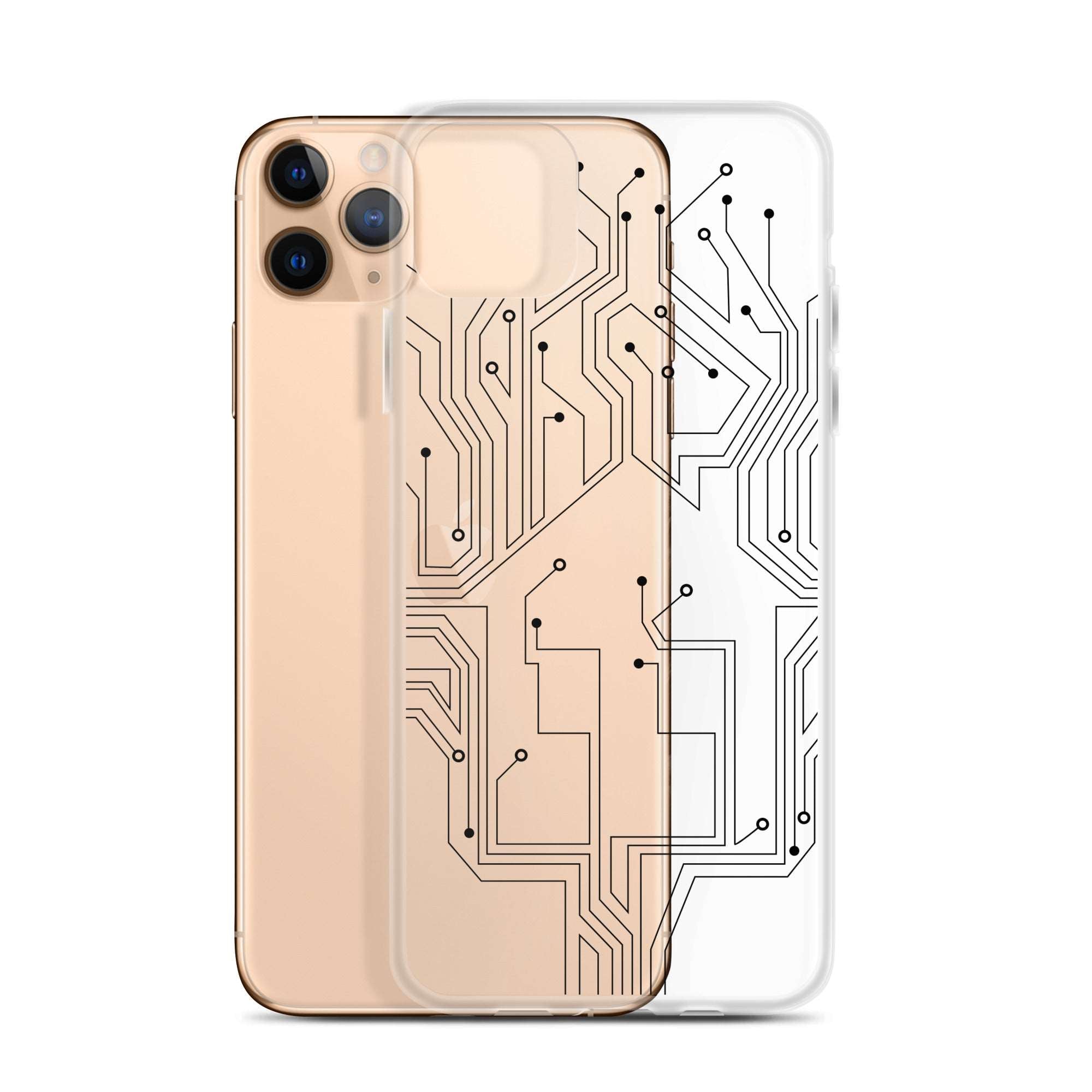 Circuit Clear iPhone® Case, Transparent Luxury Cover, Scratch-Resistant, Available For All Models, JHTEE Accessories., - JHTEE, Clear iPhone case, Clear phone case, Dust-proof case, #tag4#, #tag5#, #tag6#, #tag7#, #tag8#, #tag9#, #tag10#, #tag11#, #tag12#, #tag13#, #tag14#, #tag15#, #tag16#, #tag17#, #
