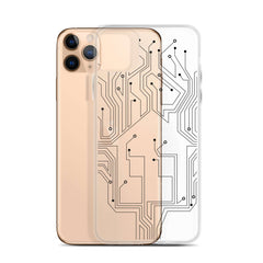 Circuit Clear iPhone® Case, Transparent Luxury Cover, Scratch-Resistant, Available For All Models, JHTEE Accessories., - JHTEE, Clear iPhone case, Clear phone case, Dust-proof case, #tag4#, #tag5#, #tag6#, #tag7#, #tag8#, #tag9#, #tag10#, #tag11#, #tag12#, #tag13#, #tag14#, #tag15#, #tag16#, #tag17#, #