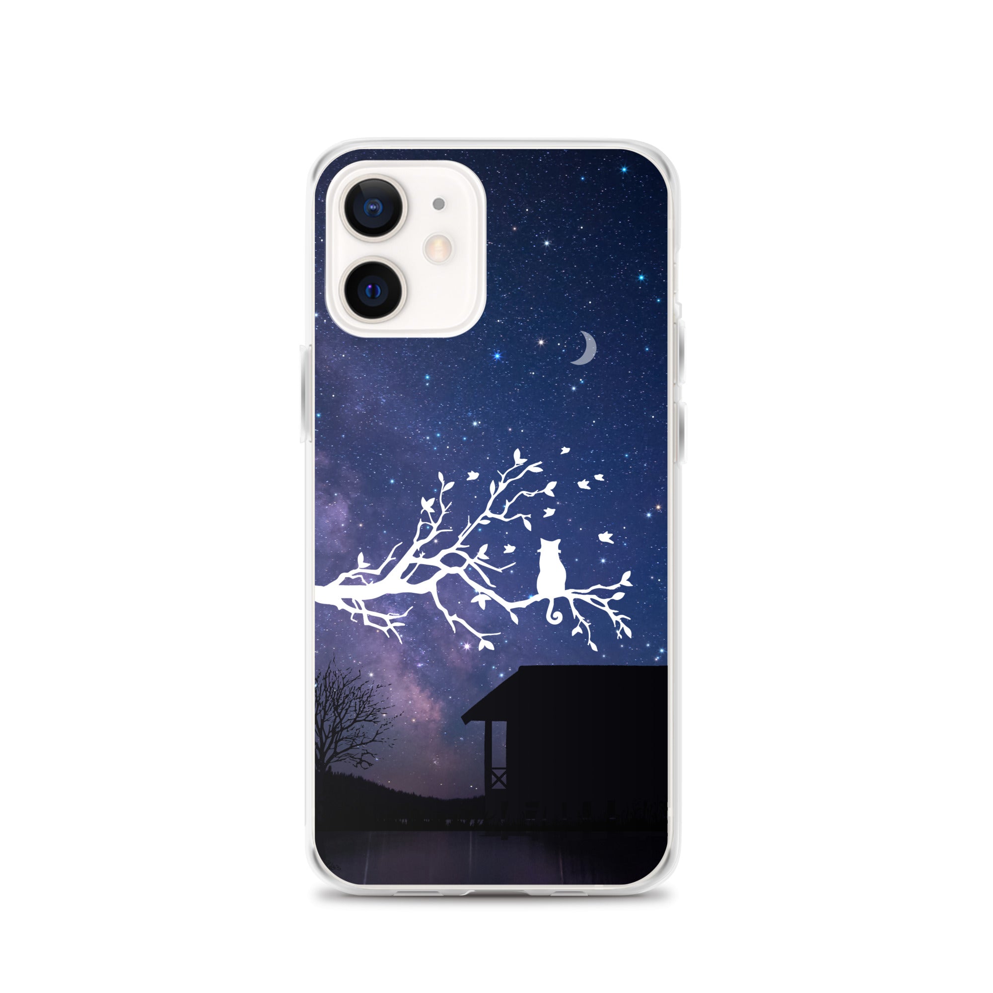 Night Sky Clear iPhone® Case, Transparent Luxury Cover, Scratch-Resistant, Available For All Models, JHTEE Accessories. - JHTEE