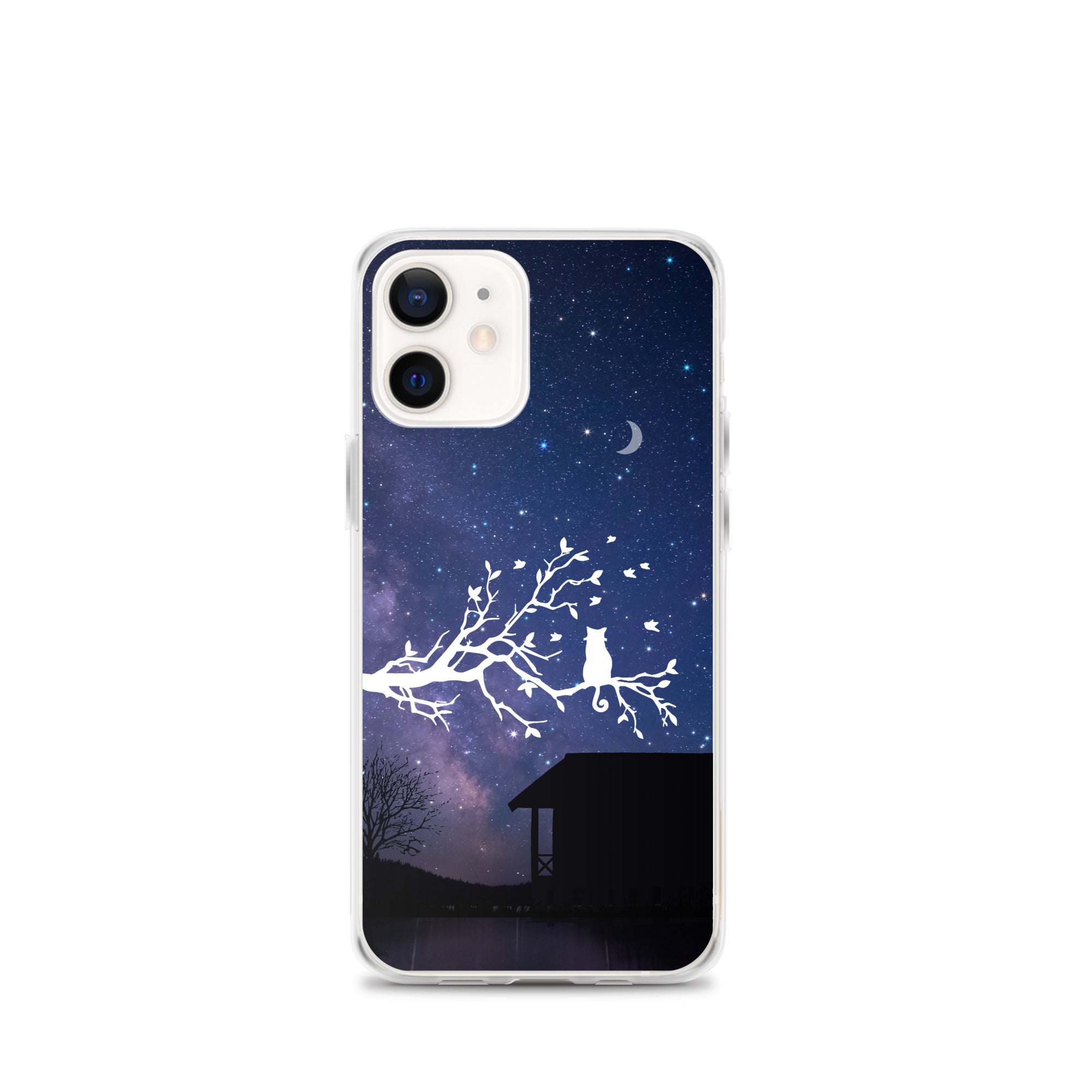 Night Sky Clear iPhone® Case, Transparent Luxury Cover, Scratch-Resistant, Available For All Models, JHTEE Accessories. - JHTEE