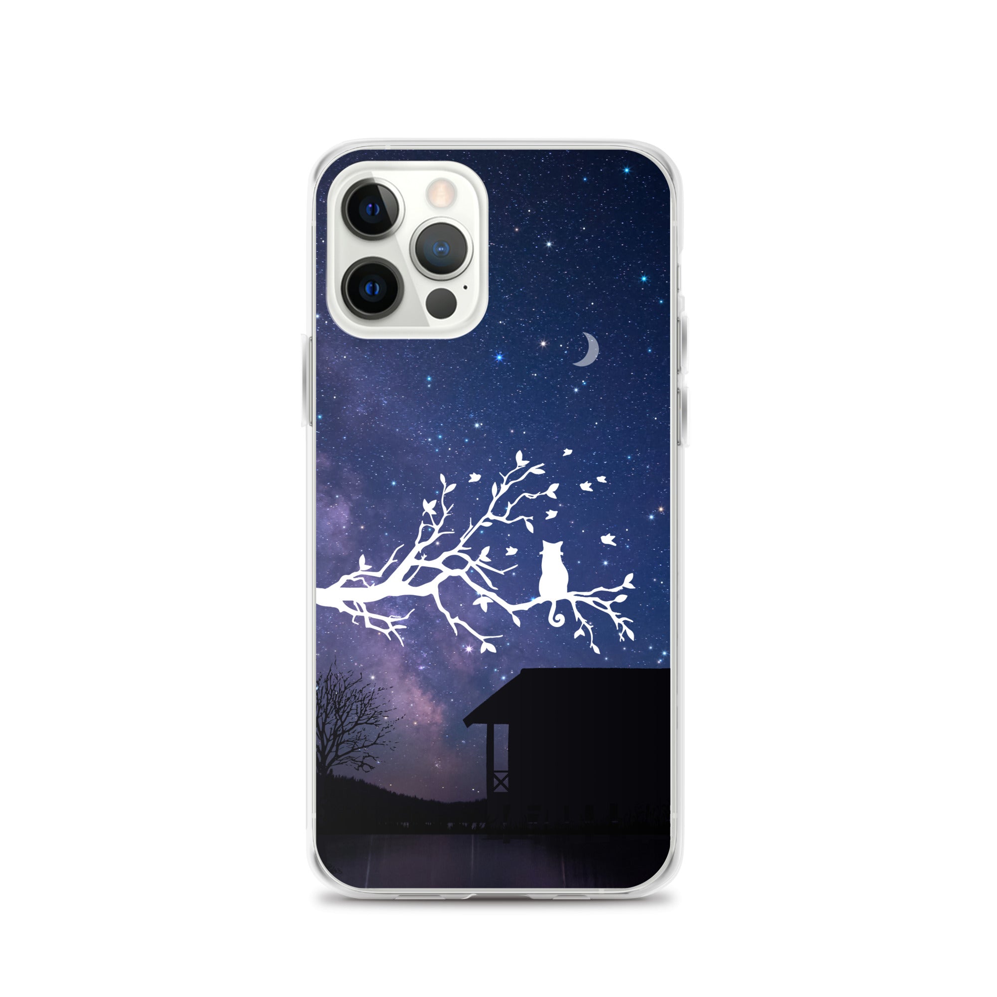 Night Sky Clear iPhone® Case, Transparent Luxury Cover, Scratch-Resistant, Available For All Models, JHTEE Accessories. - JHTEE