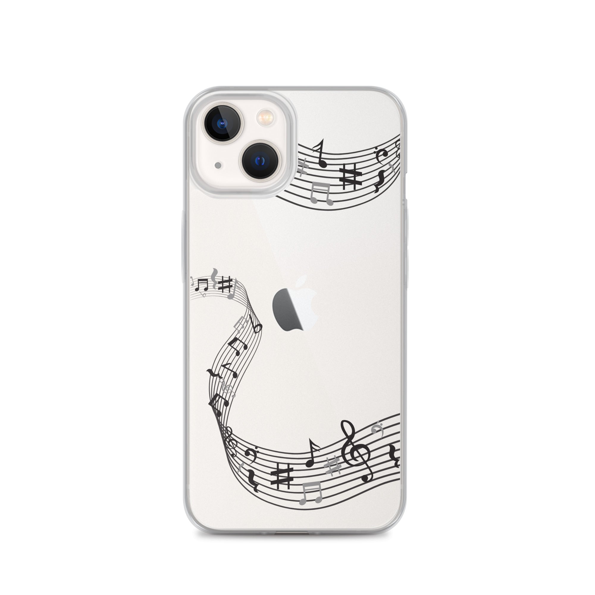 Music Clear iPhone® Case, Transparent Luxury Cover, Scratch-Resistant, Available For All Models, JHTEE Accessories. - JHTEE