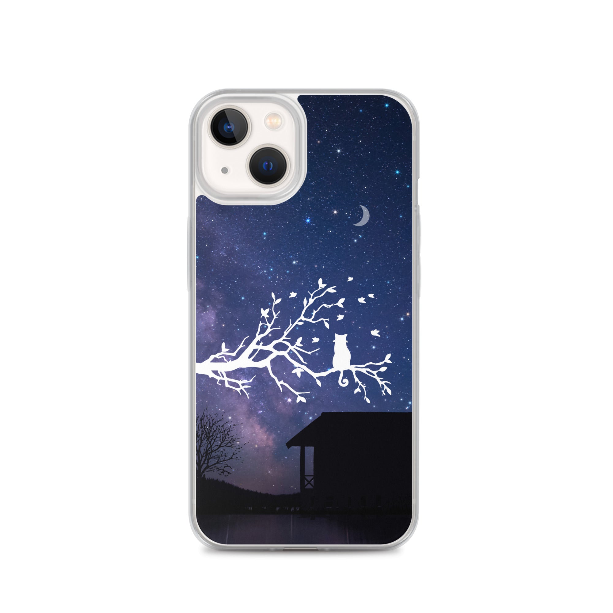 Night Sky Clear iPhone® Case, Transparent Luxury Cover, Scratch-Resistant, Available For All Models, JHTEE Accessories. - JHTEE