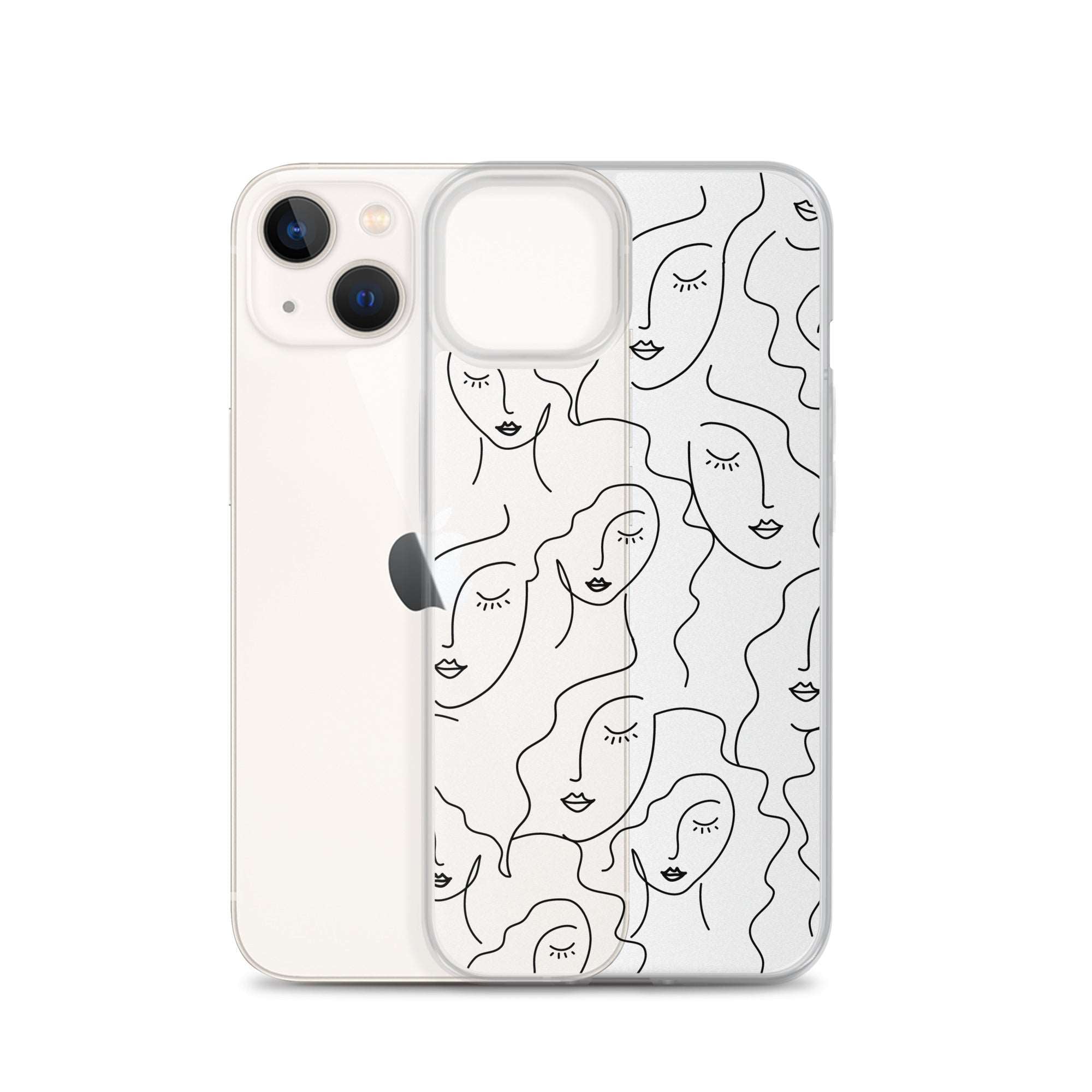 Faces Clear iPhone Case, Transparent Luxury Cover, Scratch-Resistant, Available For All Models, JHTEE Accessories., - JHTEE, Clear iPhone case, Clear phone case, Dust-proof case, #tag4#, #tag5#, #tag6#, #tag7#, #tag8#, #tag9#, #tag10#, #tag11#, #tag12#, #tag13#, #tag14#, #tag15#, #tag16#, #tag17#, #