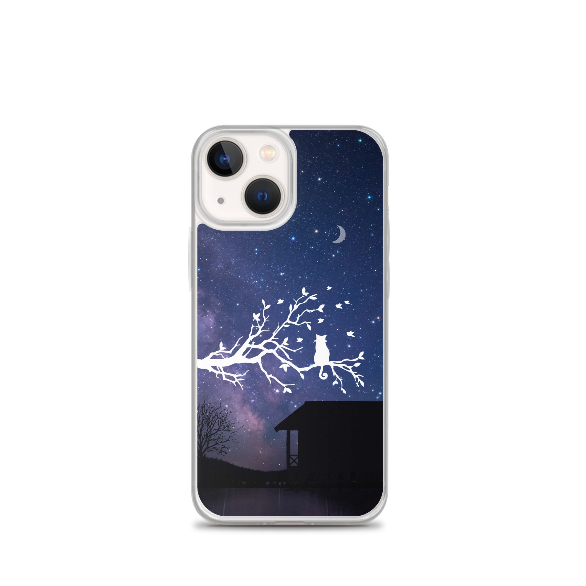 Night Sky Clear iPhone® Case, Transparent Luxury Cover, Scratch-Resistant, Available For All Models, JHTEE Accessories. - JHTEE