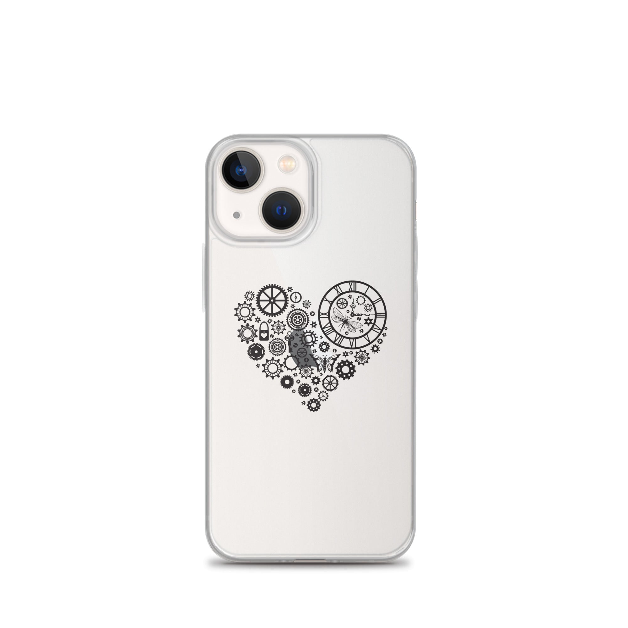 Mechanical Heart Clear iPhone® Case, Transparent Luxury Cover, Scratch-Resistant, Available For All Models, JHTEE Accessories. - JHTEE