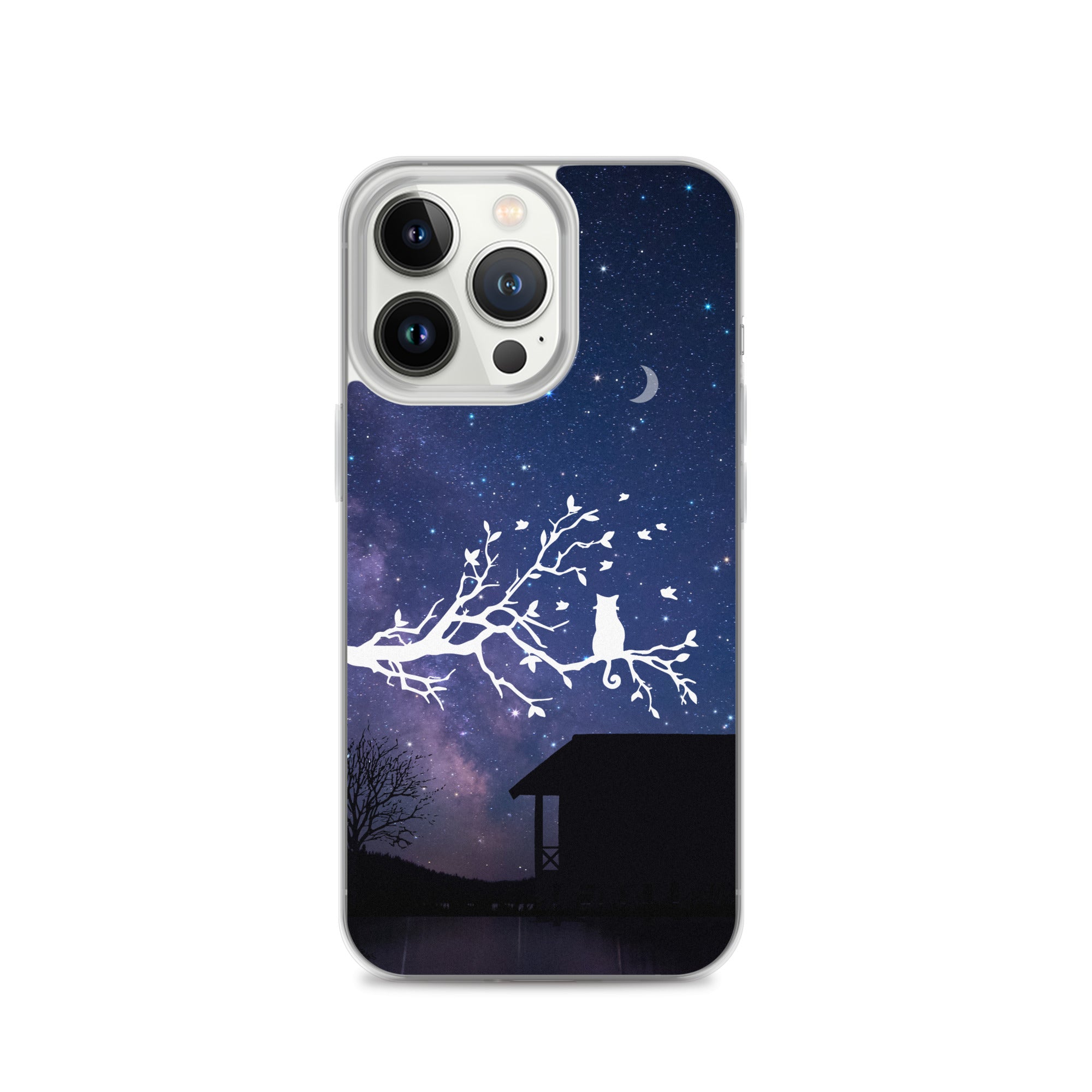 Night Sky Clear iPhone® Case, Transparent Luxury Cover, Scratch-Resistant, Available For All Models, JHTEE Accessories. - JHTEE