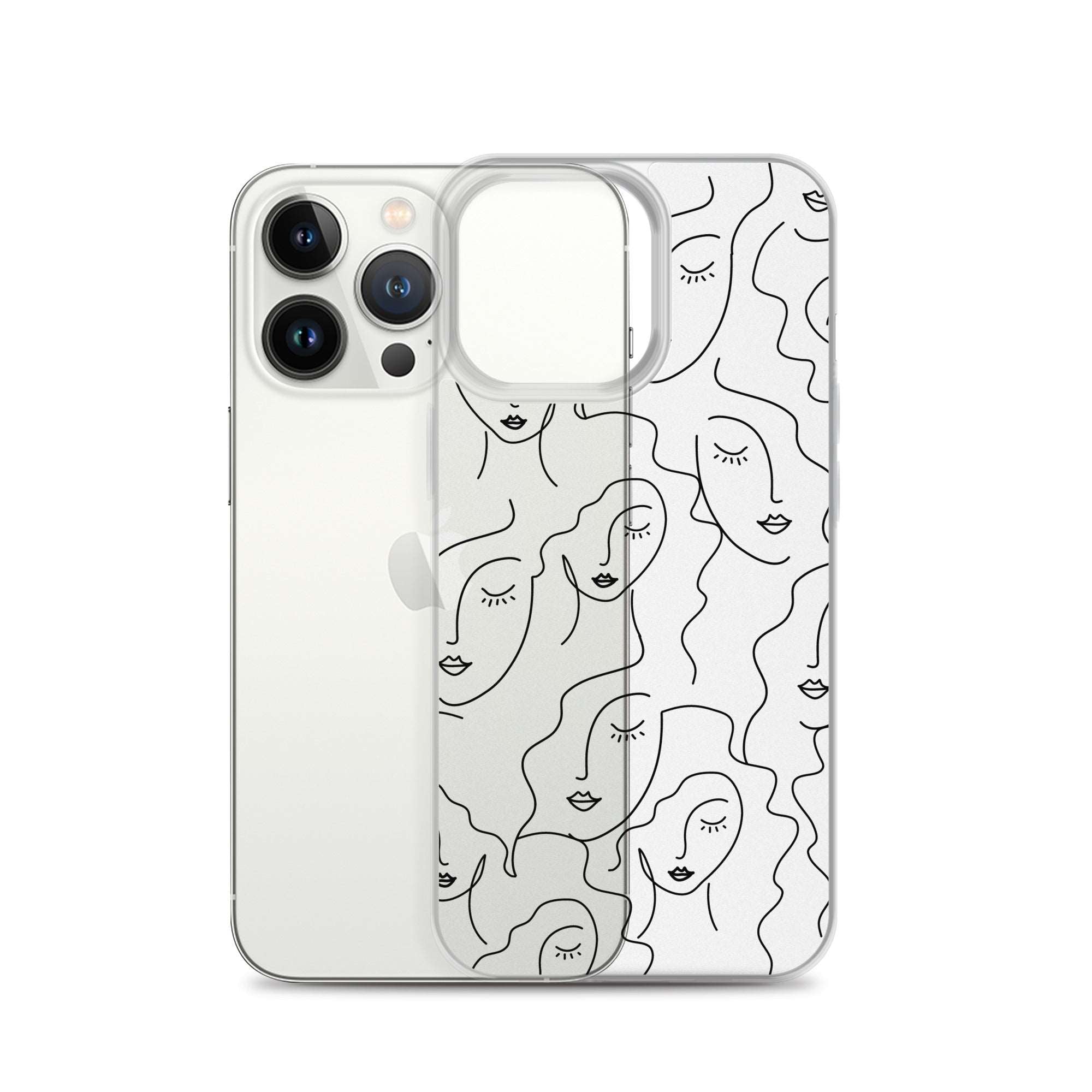 Faces Clear iPhone Case, Transparent Luxury Cover, Scratch-Resistant, Available For All Models, JHTEE Accessories., - JHTEE, Clear iPhone case, Clear phone case, Dust-proof case, #tag4#, #tag5#, #tag6#, #tag7#, #tag8#, #tag9#, #tag10#, #tag11#, #tag12#, #tag13#, #tag14#, #tag15#, #tag16#, #tag17#, #