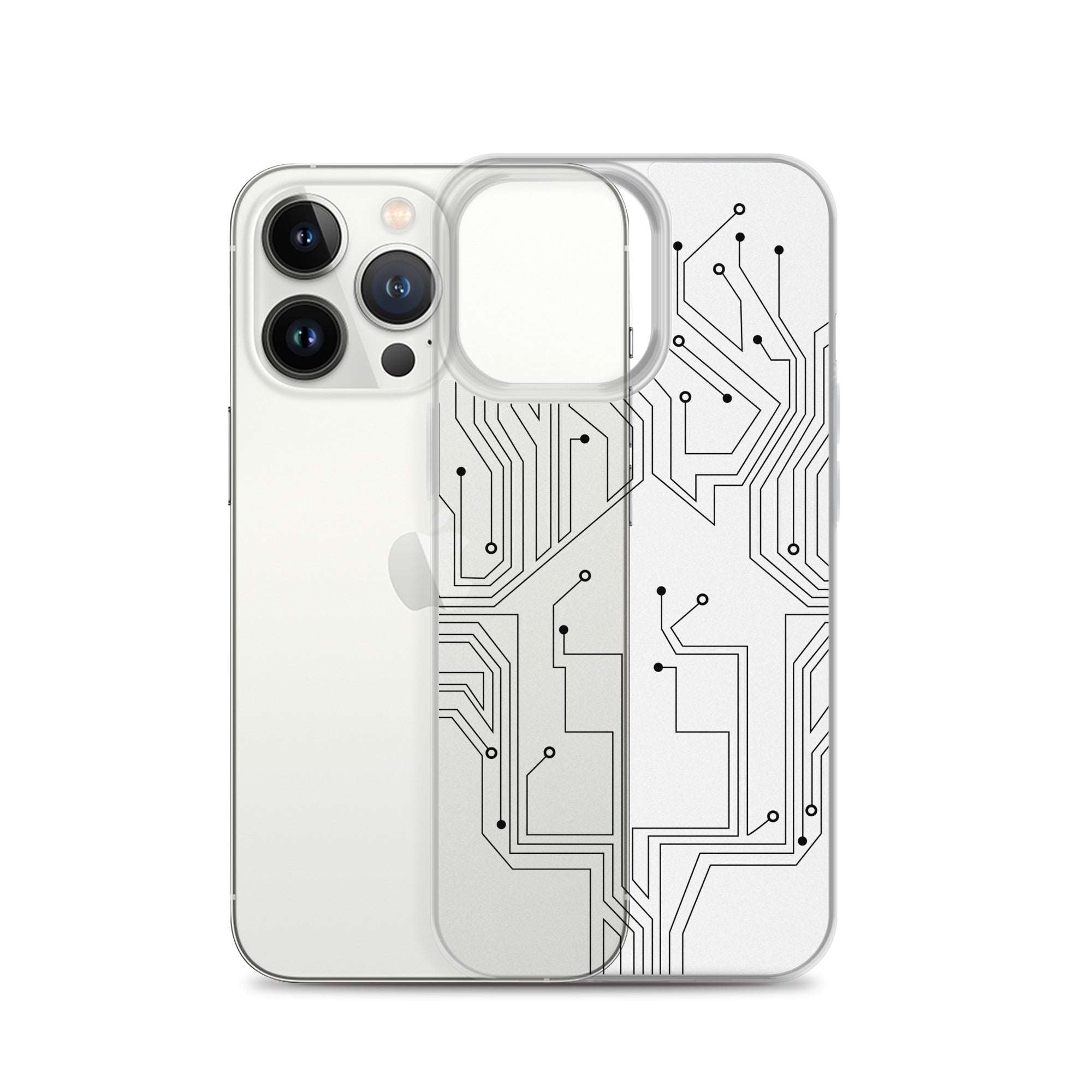 Circuit Clear iPhone® Case, Transparent Luxury Cover, Scratch-Resistant, Available For All Models, JHTEE Accessories., - JHTEE, Clear iPhone case, Clear phone case, Dust-proof case, #tag4#, #tag5#, #tag6#, #tag7#, #tag8#, #tag9#, #tag10#, #tag11#, #tag12#, #tag13#, #tag14#, #tag15#, #tag16#, #tag17#, #