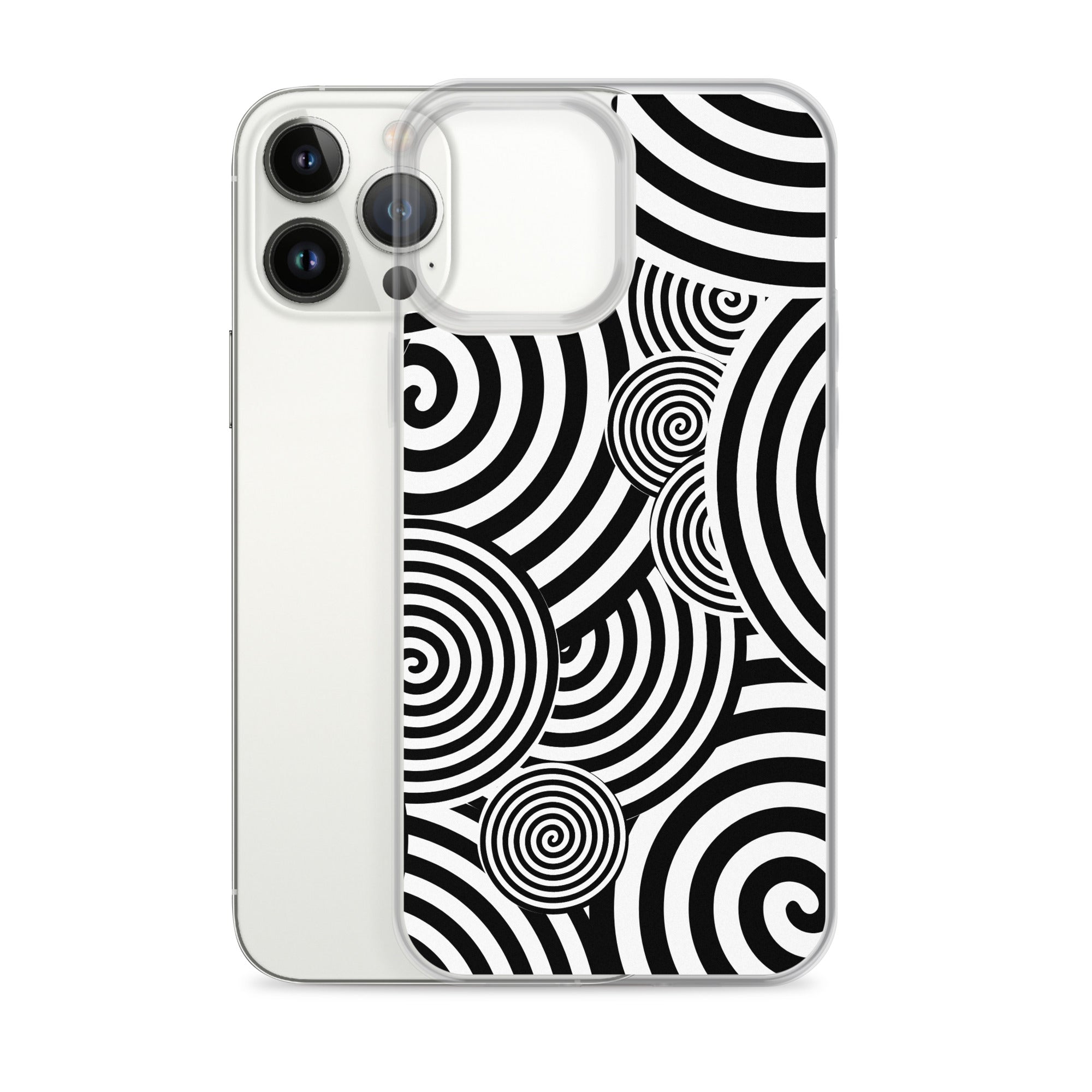 Swirl iPhone® Case, Transparent Luxury Cover, Scratch-Resistant, Available For All Models, JHTEE Accessories. - JHTEE