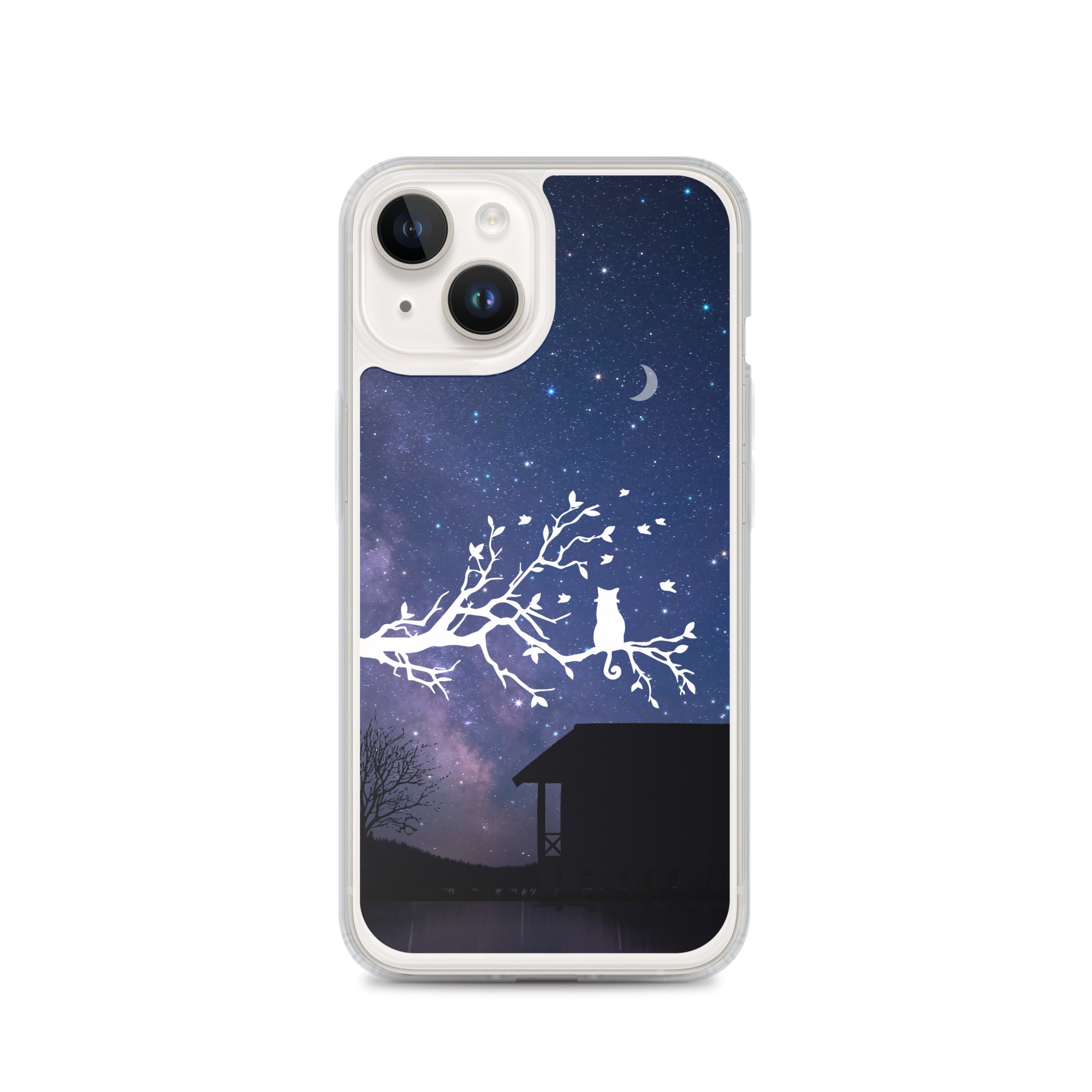 Night Sky Clear iPhone® Case, Transparent Luxury Cover, Scratch-Resistant, Available For All Models, JHTEE Accessories. - JHTEE