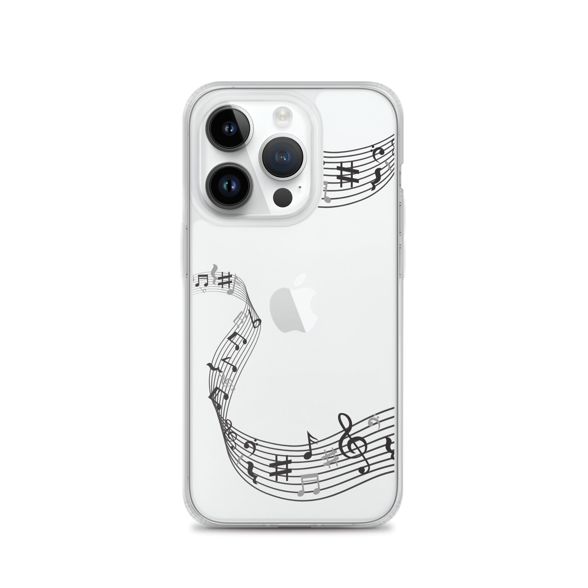 Music Clear iPhone® Case, Transparent Luxury Cover, Scratch-Resistant, Available For All Models, JHTEE Accessories. - JHTEE
