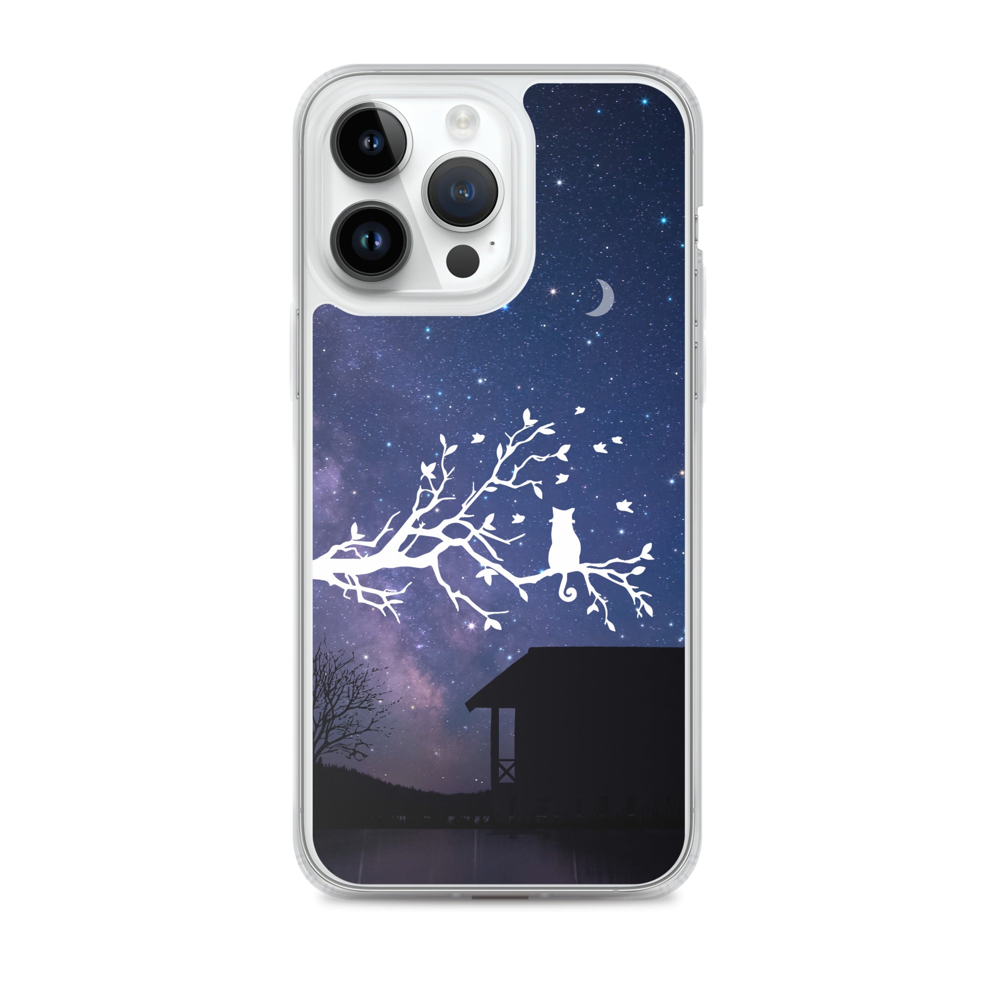 Night Sky Clear iPhone® Case, Transparent Luxury Cover, Scratch-Resistant, Available For All Models, JHTEE Accessories. - JHTEE
