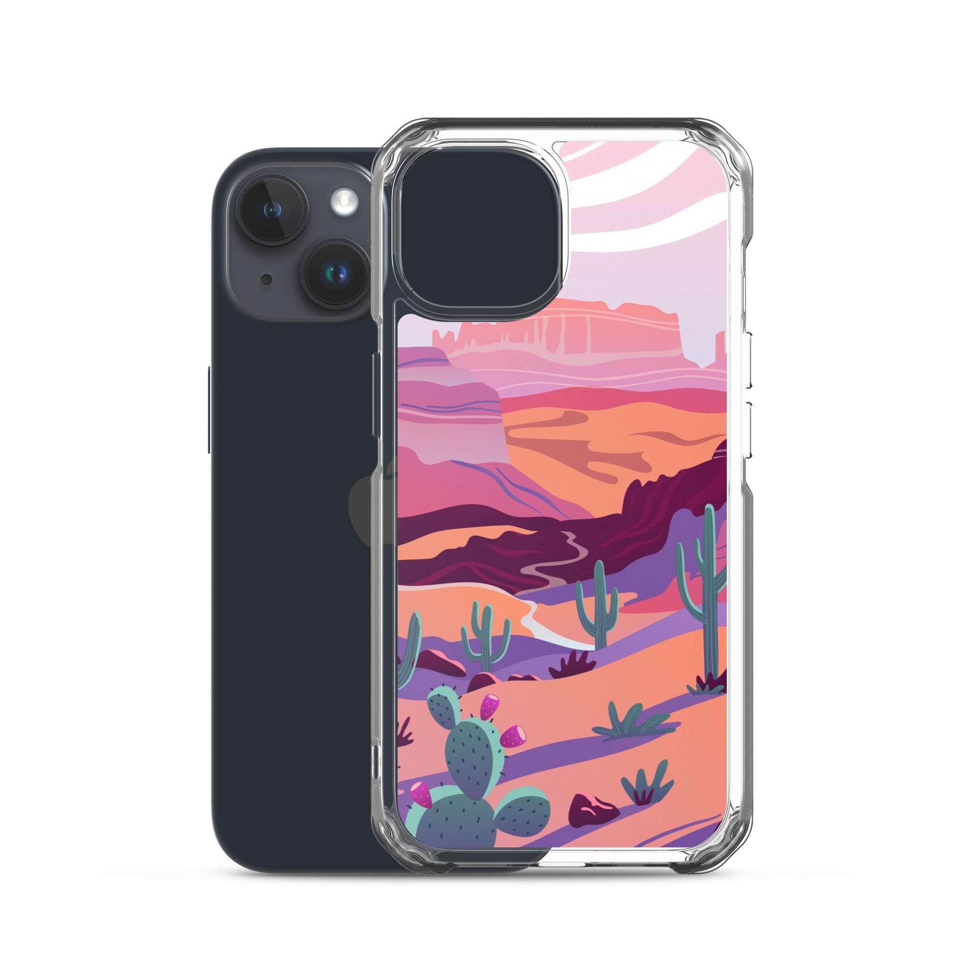 Desert Wild Clear iPhone® Case, Luxury Cover, Scratch-Resistant, Available For All Models, JHTEE Accessories., - JHTEE, Clear iPhone case, Clear phone case, Dust-proof case, #tag4#, #tag5#, #tag6#, #tag7#, #tag8#, #tag9#, #tag10#, #tag11#, #tag12#, #tag13#, #tag14#, #tag15#, #tag16#, #tag17#, #