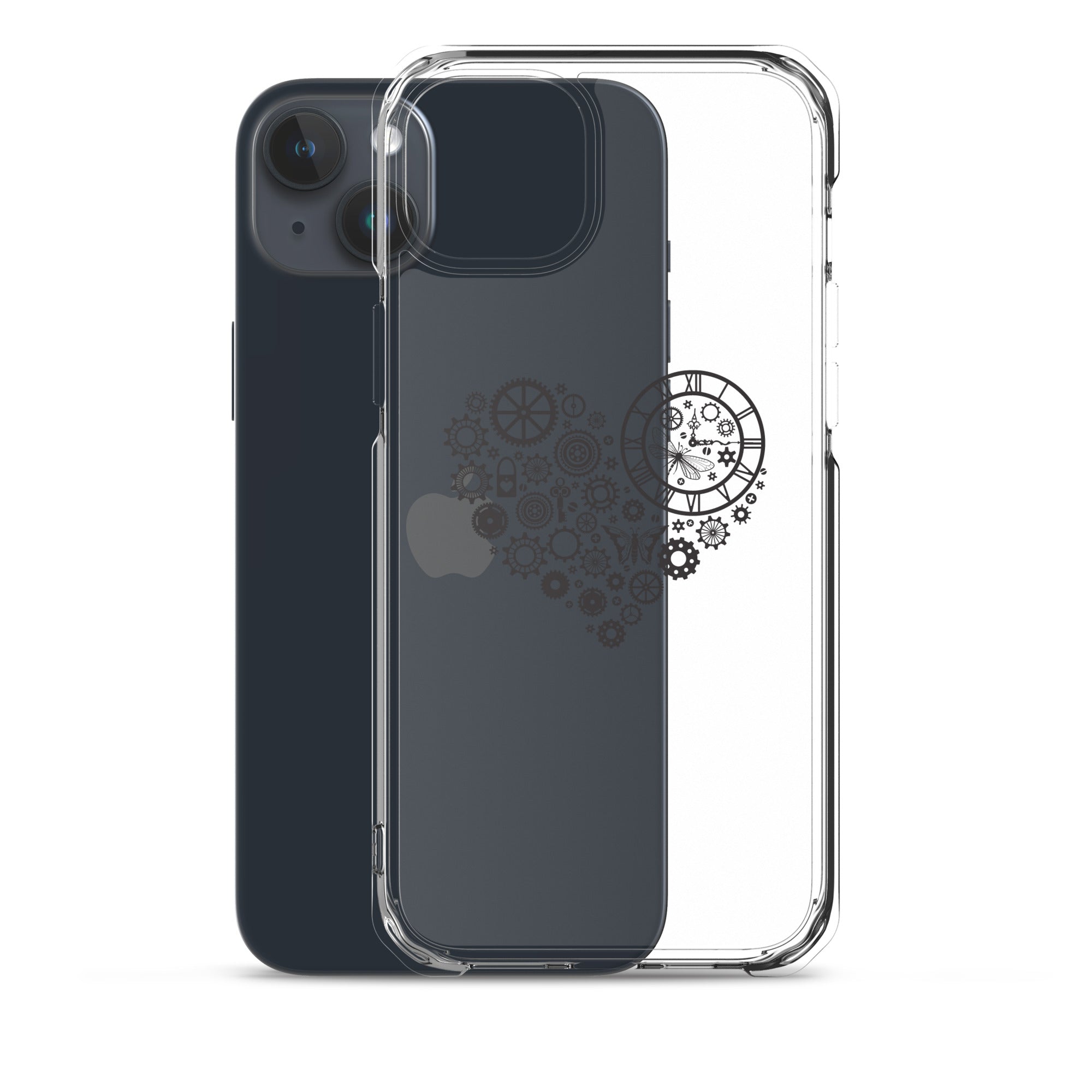 Mechanical Heart Clear iPhone® Case, Transparent Luxury Cover, Scratch-Resistant, Available For All Models, JHTEE Accessories. - JHTEE