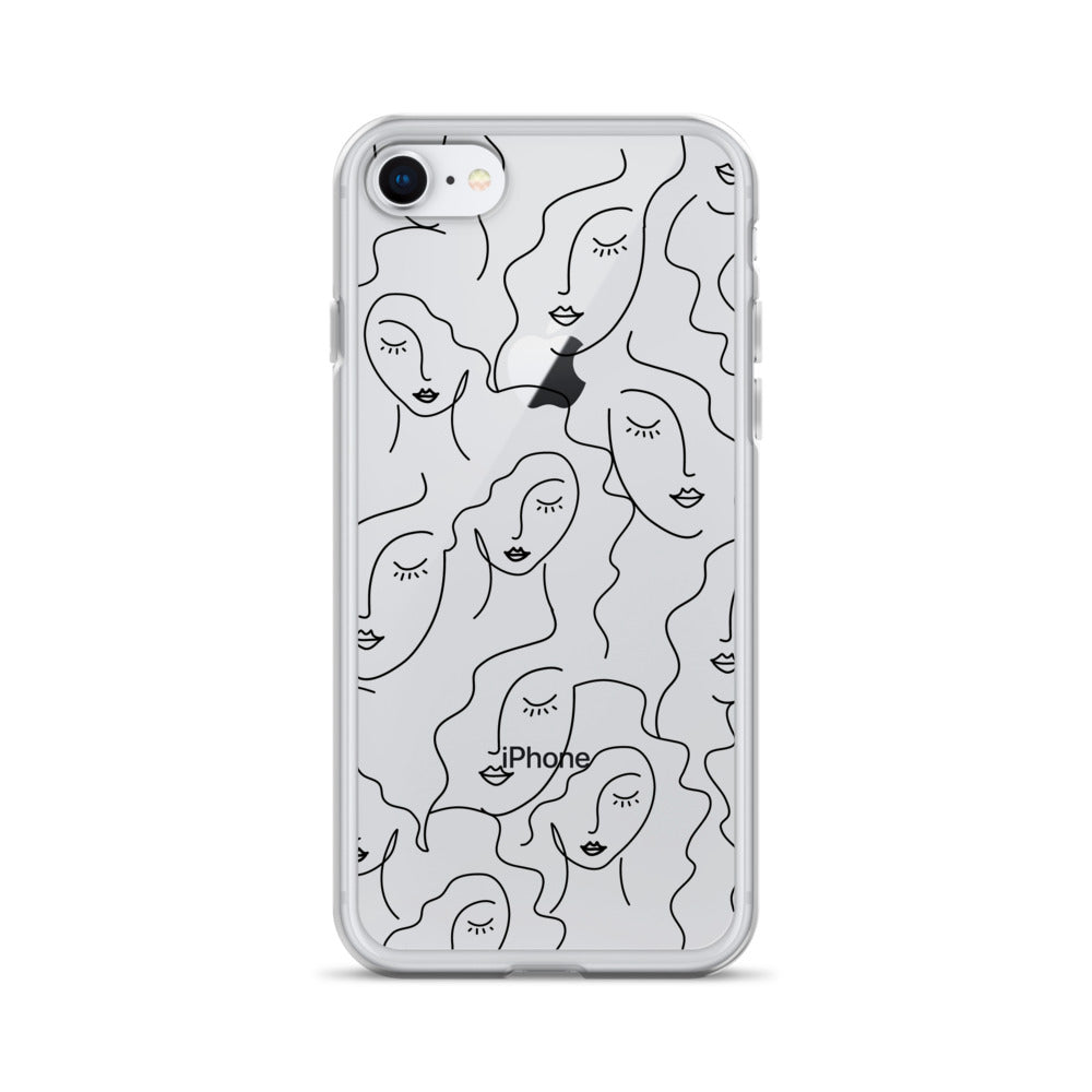 Faces Clear iPhone Case, Transparent Luxury Cover, Scratch-Resistant, Available For All Models, JHTEE Accessories., - JHTEE, Clear iPhone case, Clear phone case, Dust-proof case, #tag4#, #tag5#, #tag6#, #tag7#, #tag8#, #tag9#, #tag10#, #tag11#, #tag12#, #tag13#, #tag14#, #tag15#, #tag16#, #tag17#, #