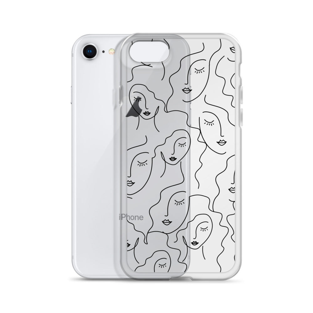 Faces Clear iPhone Case, Transparent Luxury Cover, Scratch-Resistant, Available For All Models, JHTEE Accessories., - JHTEE, Clear iPhone case, Clear phone case, Dust-proof case, #tag4#, #tag5#, #tag6#, #tag7#, #tag8#, #tag9#, #tag10#, #tag11#, #tag12#, #tag13#, #tag14#, #tag15#, #tag16#, #tag17#, #