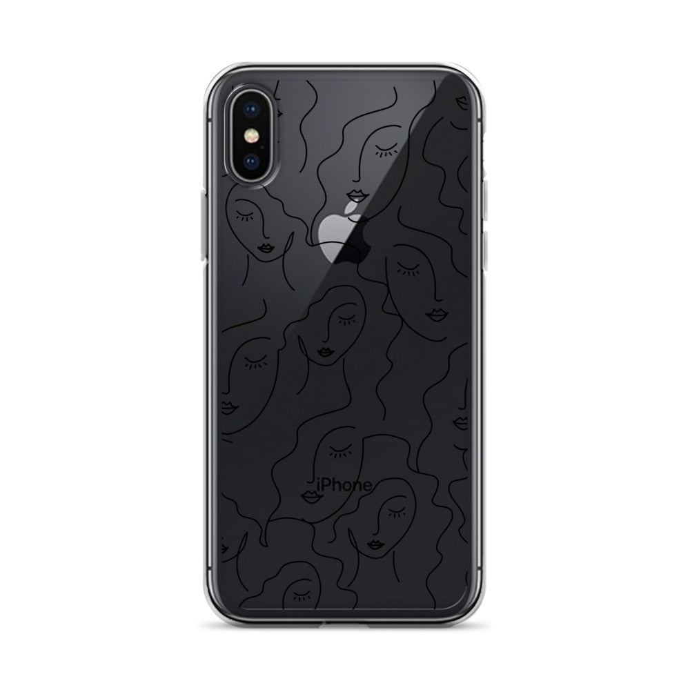 Faces Clear iPhone Case, Transparent Luxury Cover, Scratch-Resistant, Available For All Models, JHTEE Accessories., - JHTEE, Clear iPhone case, Clear phone case, Dust-proof case, #tag4#, #tag5#, #tag6#, #tag7#, #tag8#, #tag9#, #tag10#, #tag11#, #tag12#, #tag13#, #tag14#, #tag15#, #tag16#, #tag17#, #