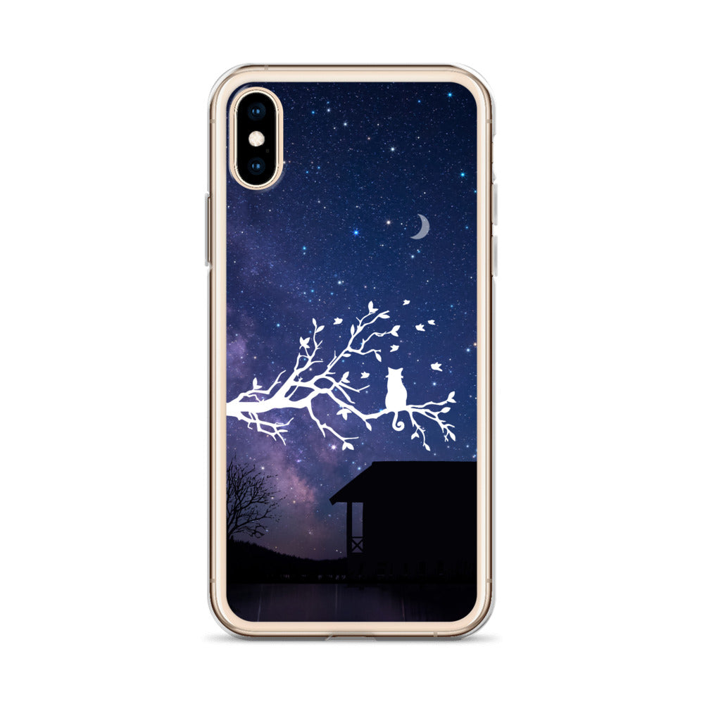 Night Sky Clear iPhone® Case, Transparent Luxury Cover, Scratch-Resistant, Available For All Models, JHTEE Accessories. - JHTEE