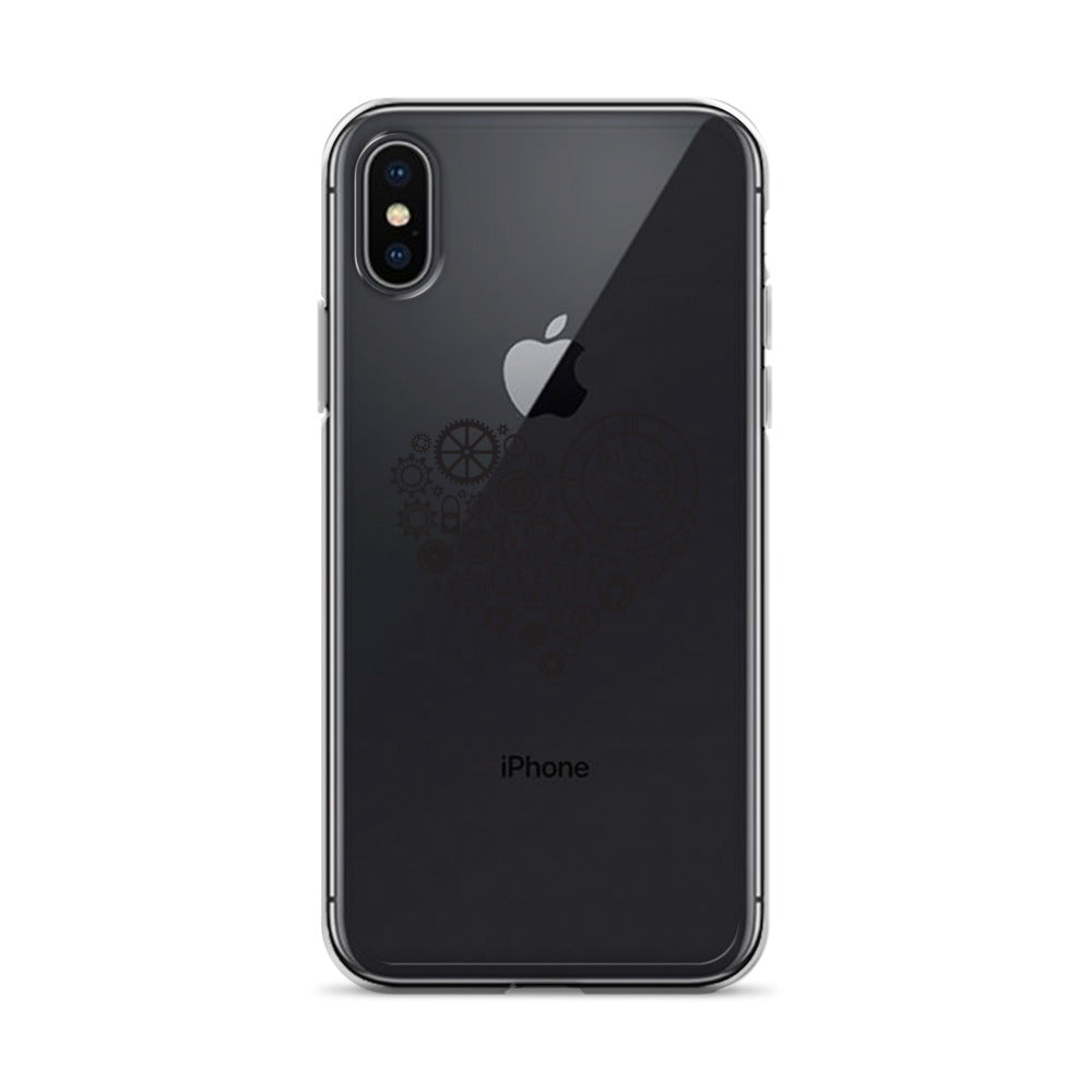 Mechanical Heart Clear iPhone® Case, Transparent Luxury Cover, Scratch-Resistant, Available For All Models, JHTEE Accessories. - JHTEE