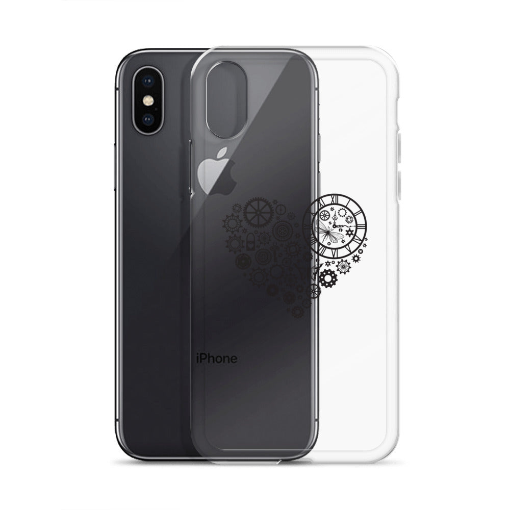 Mechanical Heart Clear iPhone® Case, Transparent Luxury Cover, Scratch-Resistant, Available For All Models, JHTEE Accessories. - JHTEE