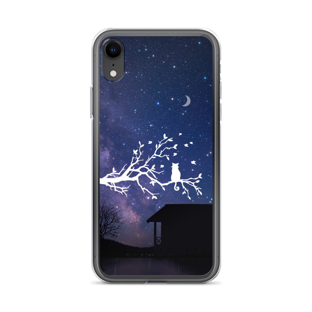 Night Sky Clear iPhone® Case, Transparent Luxury Cover, Scratch-Resistant, Available For All Models, JHTEE Accessories. - JHTEE