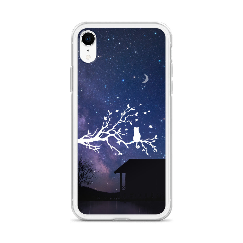 Night Sky Clear iPhone® Case, Transparent Luxury Cover, Scratch-Resistant, Available For All Models, JHTEE Accessories. - JHTEE