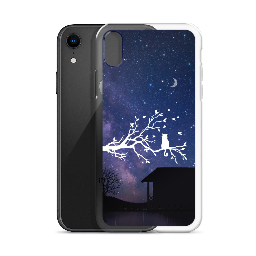 Night Sky Clear iPhone® Case, Transparent Luxury Cover, Scratch-Resistant, Available For All Models, JHTEE Accessories. - JHTEE