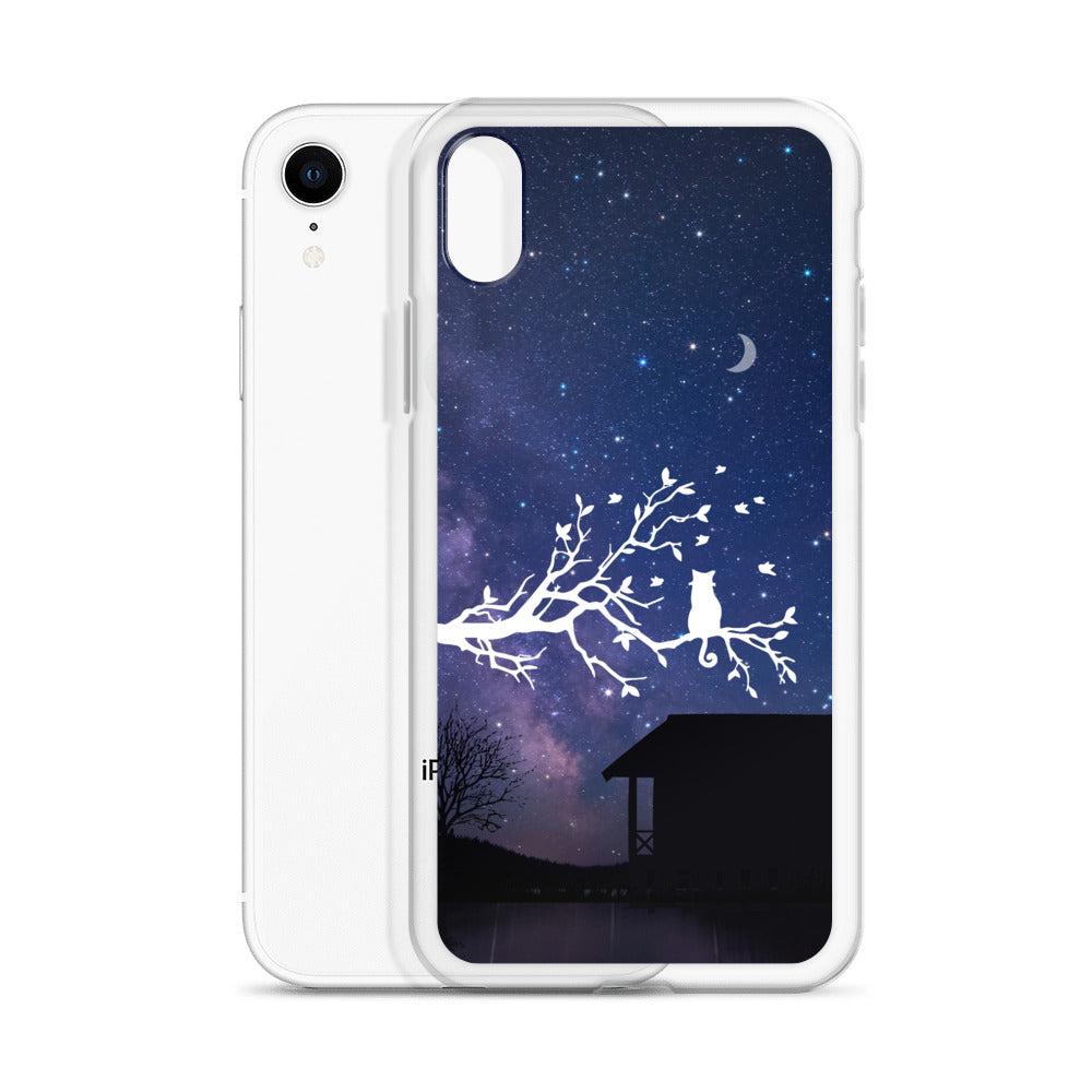 Night Sky Clear iPhone® Case, Transparent Luxury Cover, Scratch-Resistant, Available For All Models, JHTEE Accessories. - JHTEE