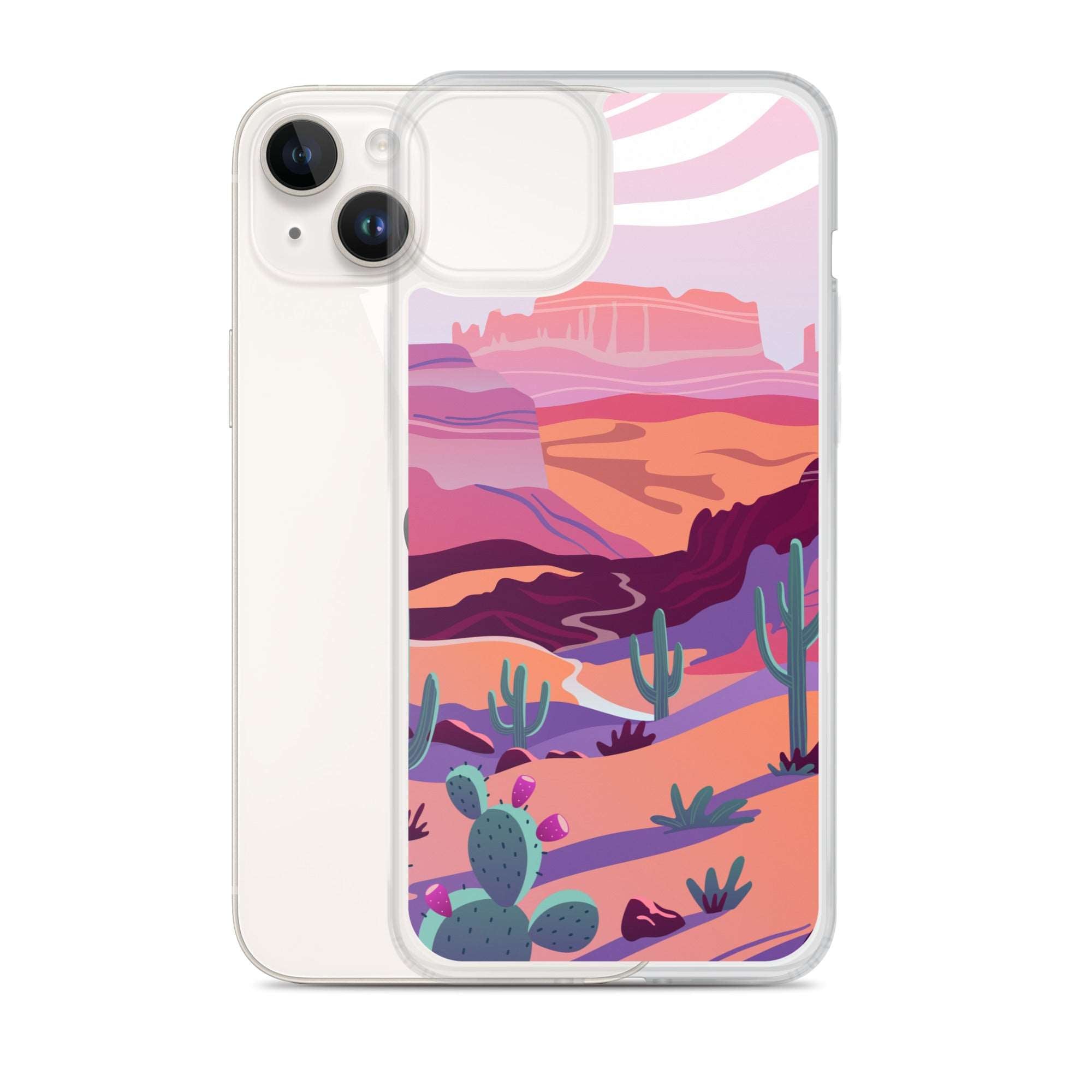 Desert Wild Clear iPhone® Case, Luxury Cover, Scratch-Resistant, Available For All Models, JHTEE Accessories., - JHTEE, Clear iPhone case, Clear phone case, Dust-proof case, #tag4#, #tag5#, #tag6#, #tag7#, #tag8#, #tag9#, #tag10#, #tag11#, #tag12#, #tag13#, #tag14#, #tag15#, #tag16#, #tag17#, #