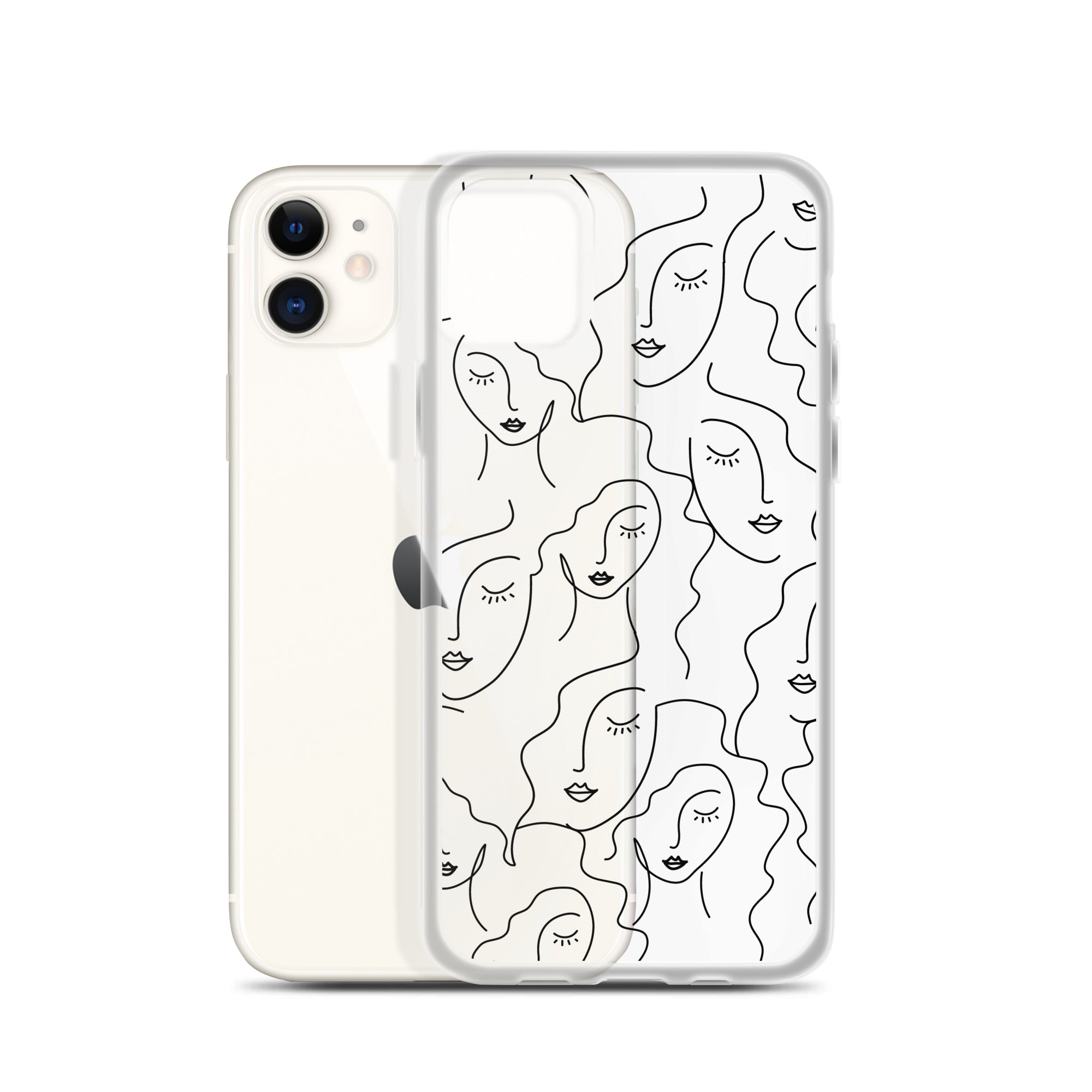 Faces Clear iPhone Case, Transparent Luxury Cover, Scratch-Resistant, Available For All Models, JHTEE Accessories., - JHTEE, Clear iPhone case, Clear phone case, Dust-proof case, #tag4#, #tag5#, #tag6#, #tag7#, #tag8#, #tag9#, #tag10#, #tag11#, #tag12#, #tag13#, #tag14#, #tag15#, #tag16#, #tag17#, #