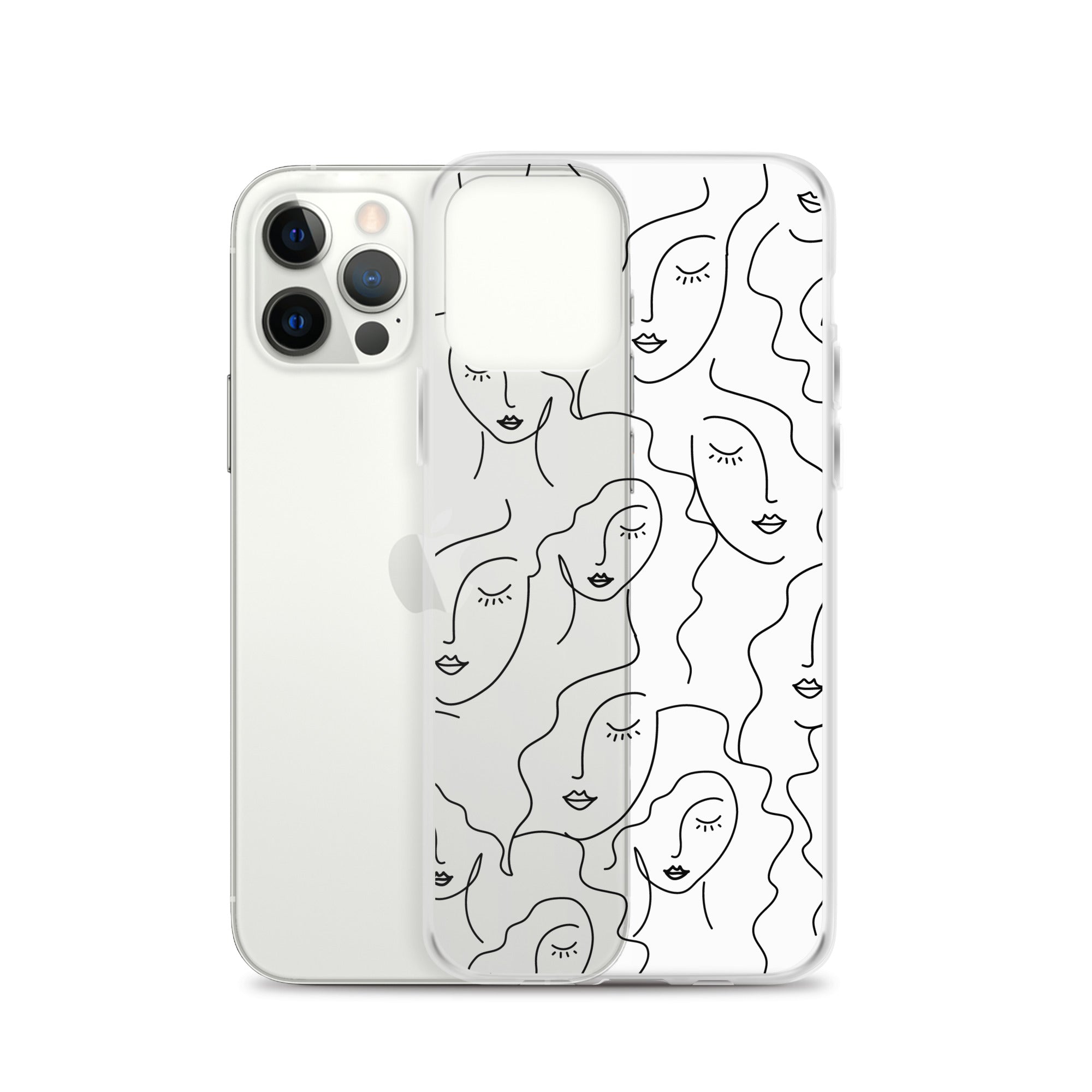 Faces Clear iPhone Case, Transparent Luxury Cover, Scratch-Resistant, Available For All Models, JHTEE Accessories., - JHTEE, Clear iPhone case, Clear phone case, Dust-proof case, #tag4#, #tag5#, #tag6#, #tag7#, #tag8#, #tag9#, #tag10#, #tag11#, #tag12#, #tag13#, #tag14#, #tag15#, #tag16#, #tag17#, #